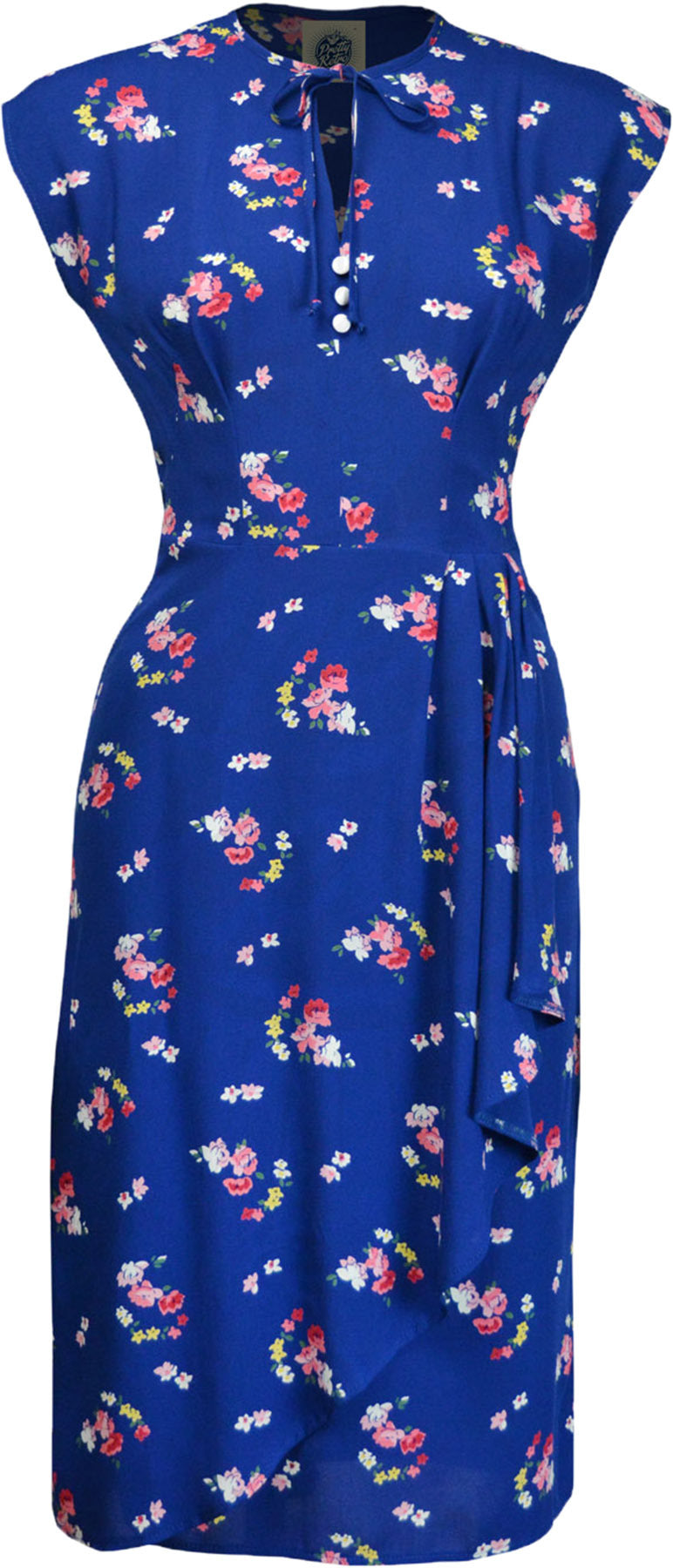 Pretty_Retro_VERONICA_50s_FLORAL_Kurzarm_40s_PENCIL_DRESS_Bleistiftkleid-1