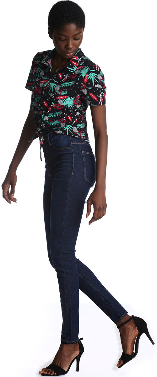 Pussy_Deluxe_Aloha_Blouse_Damen_Kurzarmbluse_Tropical_HIBISKUS_Retro_Shirt_Hemd_killer_kirsche_2