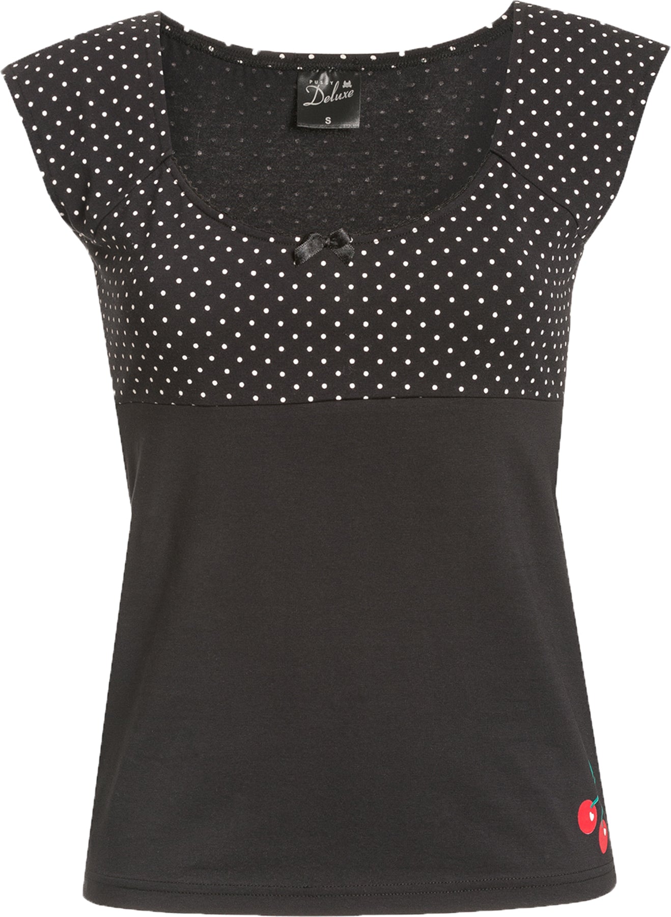 Pussy_Deluxe_EVIE_MINI_DOTS_Punkte_POLKA_Kirschen_CHERRY_Kurzarm_50s_SHIRT_Oberteil_Killer_Kirsche-1N7iKcG6RU40el
