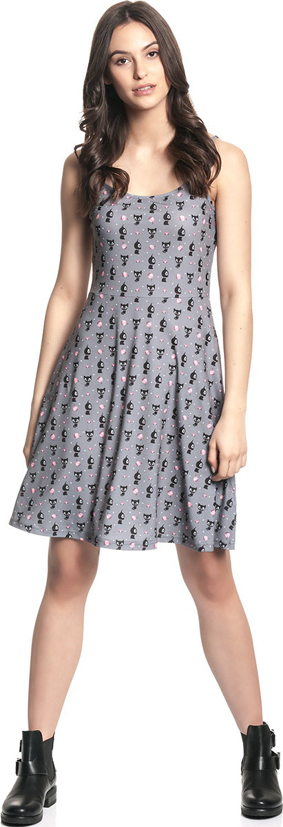 Pussy_Deluxe_KITTEN_and_CUPCAKES_Punkte_Dots_Retro_Traeger_DRESS_Kleid-1