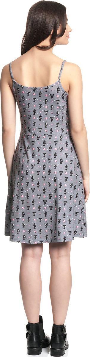 Pussy_Deluxe_KITTEN_and_CUPCAKES_Punkte_Dots_Retro_Traeger_DRESS_Kleid-2