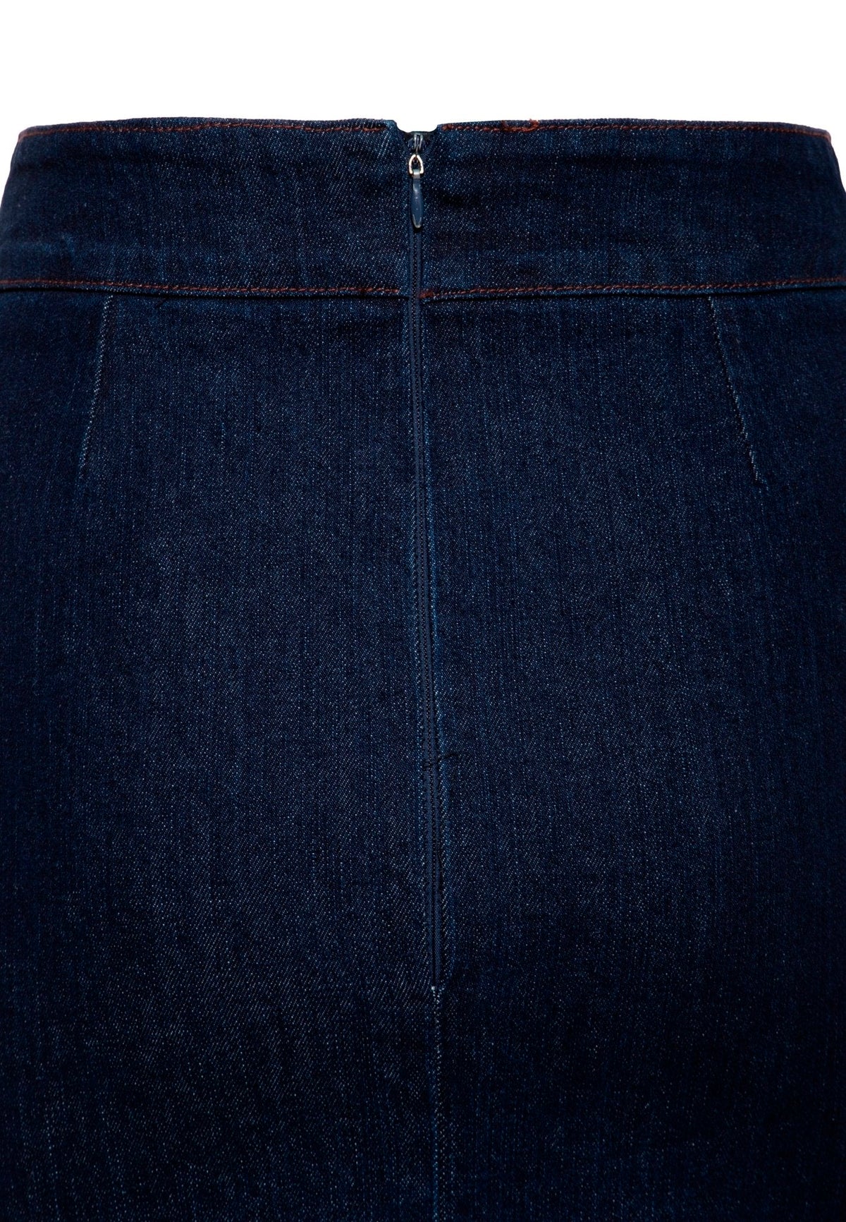 Queen Kerosin «Denim Pencil» Vintage Mermaid Button Pencil Jeansrock / Skirt