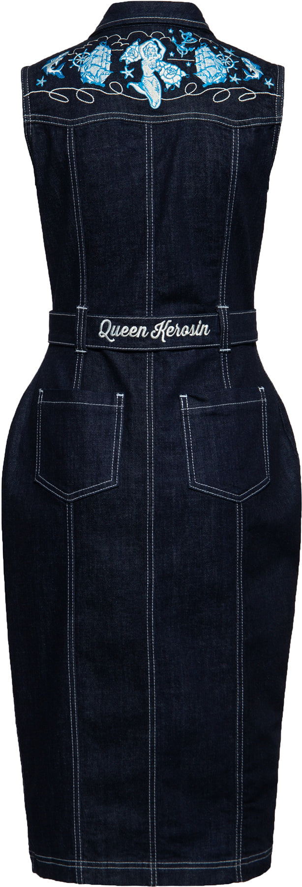 Queen_Kerosin_CLIPPER_SHIP_Denim_STICKEREI_Retro_Jeans_PENCIL_DRESS_Bleistiftkleid_Killer_Kirsche-2337y0a2RhvrUF