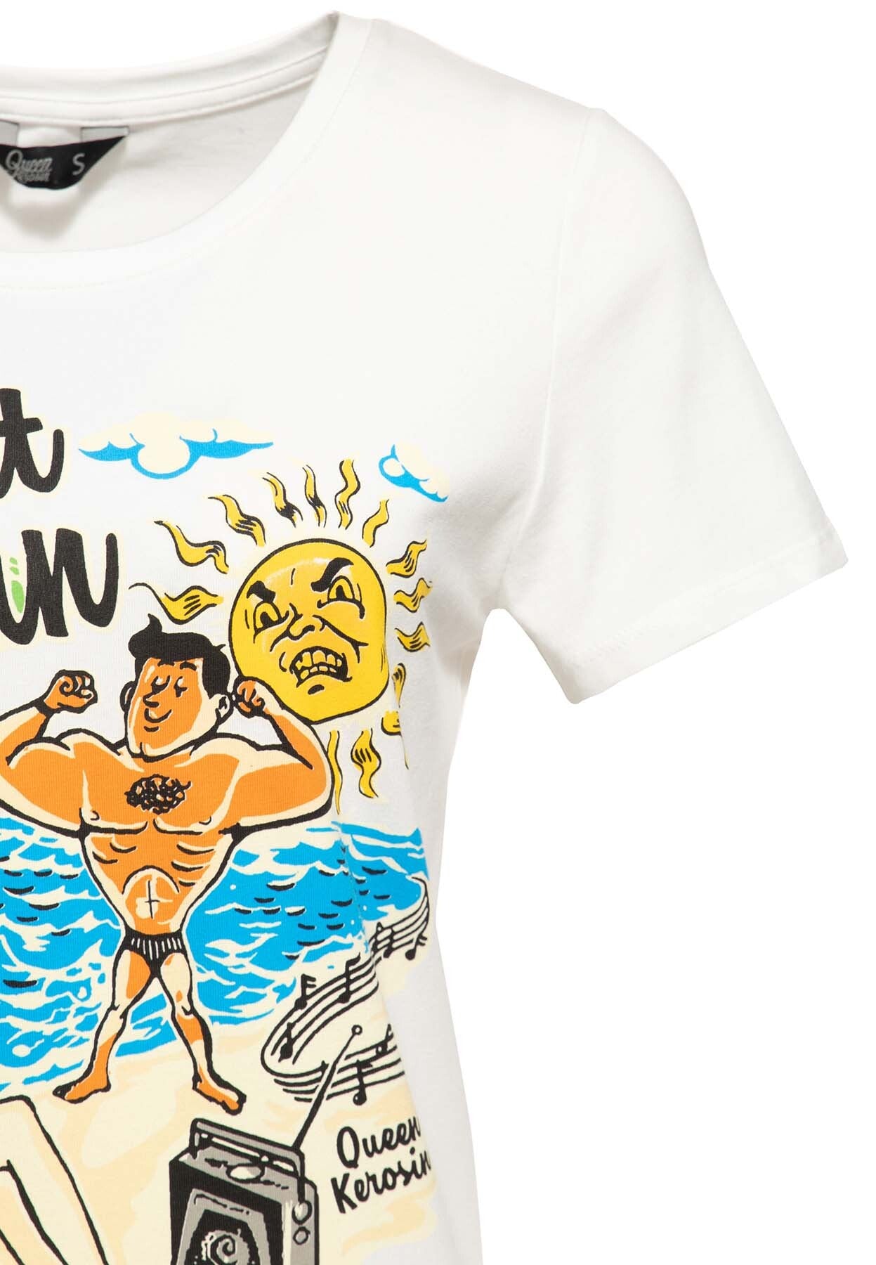 Queen_Kerosin_GET_OUT_OF_MY_SUN_Pin_Up_MOTIV_Rundhals_Kurzarm_T-SHIRT_Oberteil_killer_kirsche3