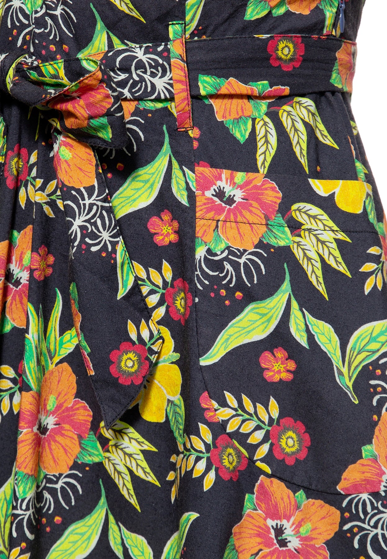 Queen_Kerosin_HIBISKUS_BLACK_Tropical_Pin_Up_Kurzarm_SWING_DRESS_A-Linienkleid_killer_kirsche_4O9xRBjMo2KOJN