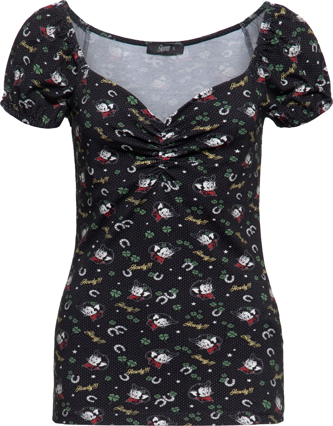 Queen_Kerosin_HOWDY_KITTY_Retro_Hufeisen_KLEEBLATT_Sweetheart_SHIRT_Oberteil_Killer_Kirsche-1UMmZY9340nERA