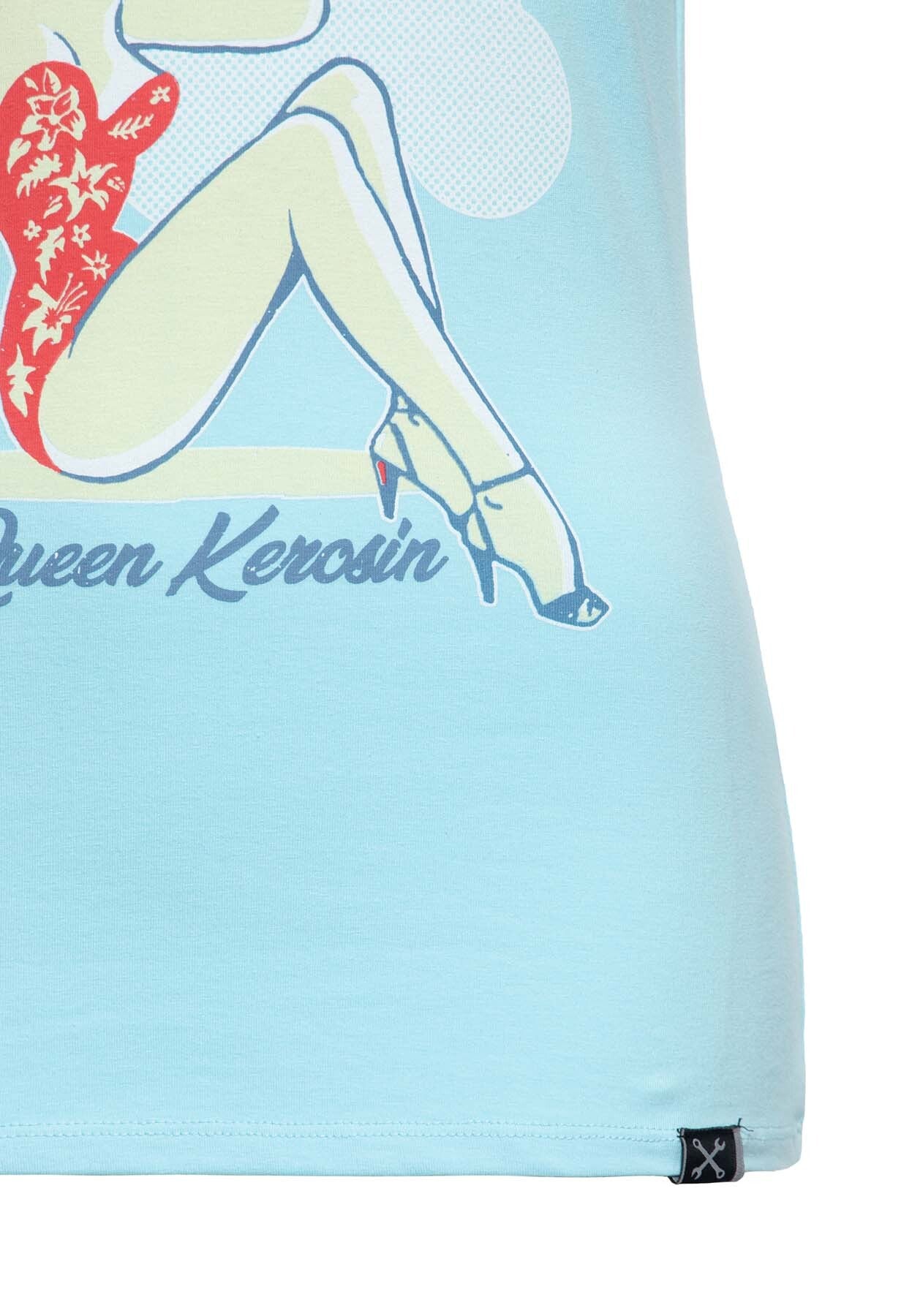 Queen_Kerosin_IM_NOT_YOUR_ANGEL_Retro_Kurzarm_MOTIV_T-SHIRT_Oberteil_-_Hellblau_killer_kirsche_4Uqn69TTYtQZKX