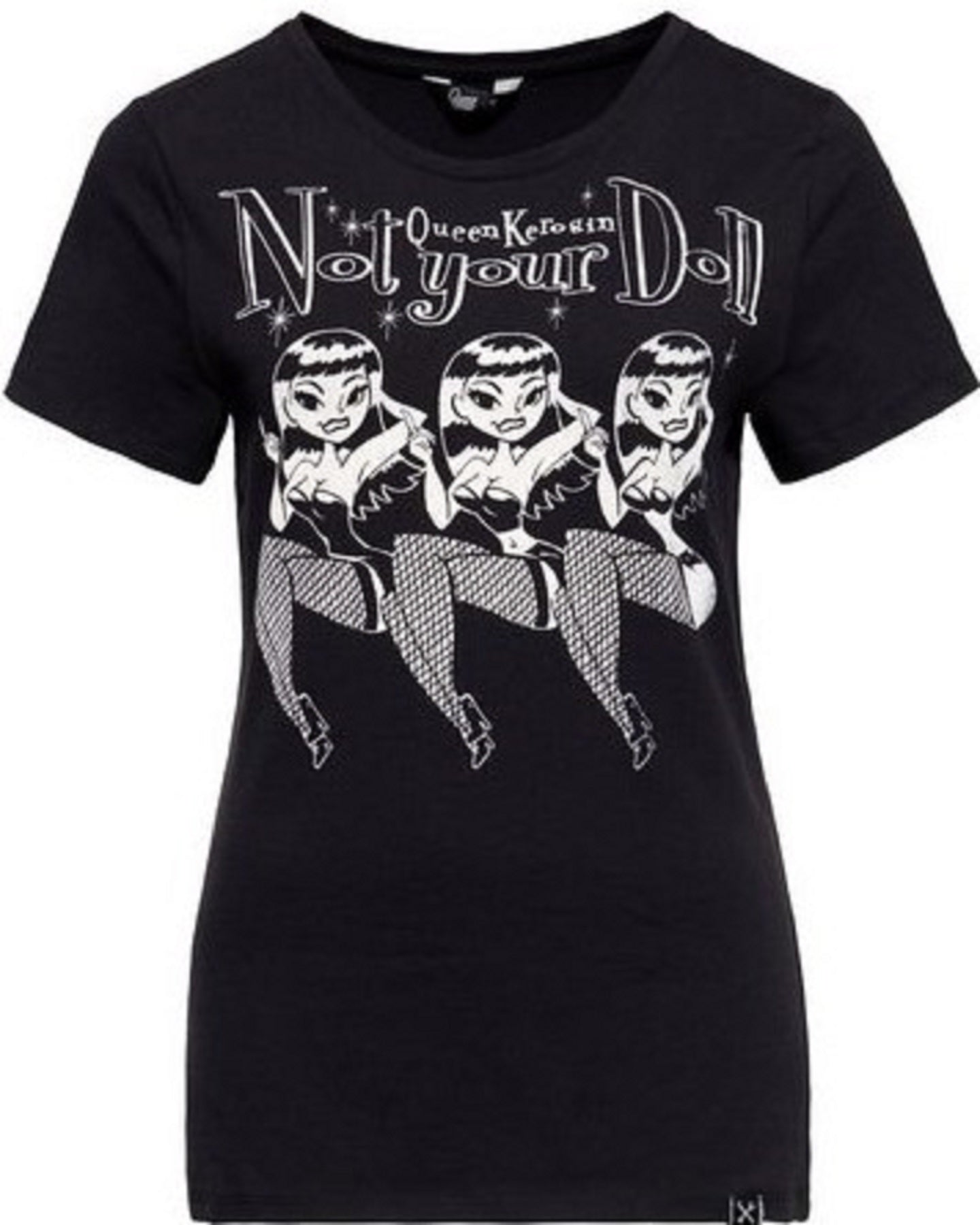 Queen_Kerosin_NOT_YOUR_DOLL_Pin_Up_Girls_MOTIV_Kurzarm_T-SHIRT_Oberteil