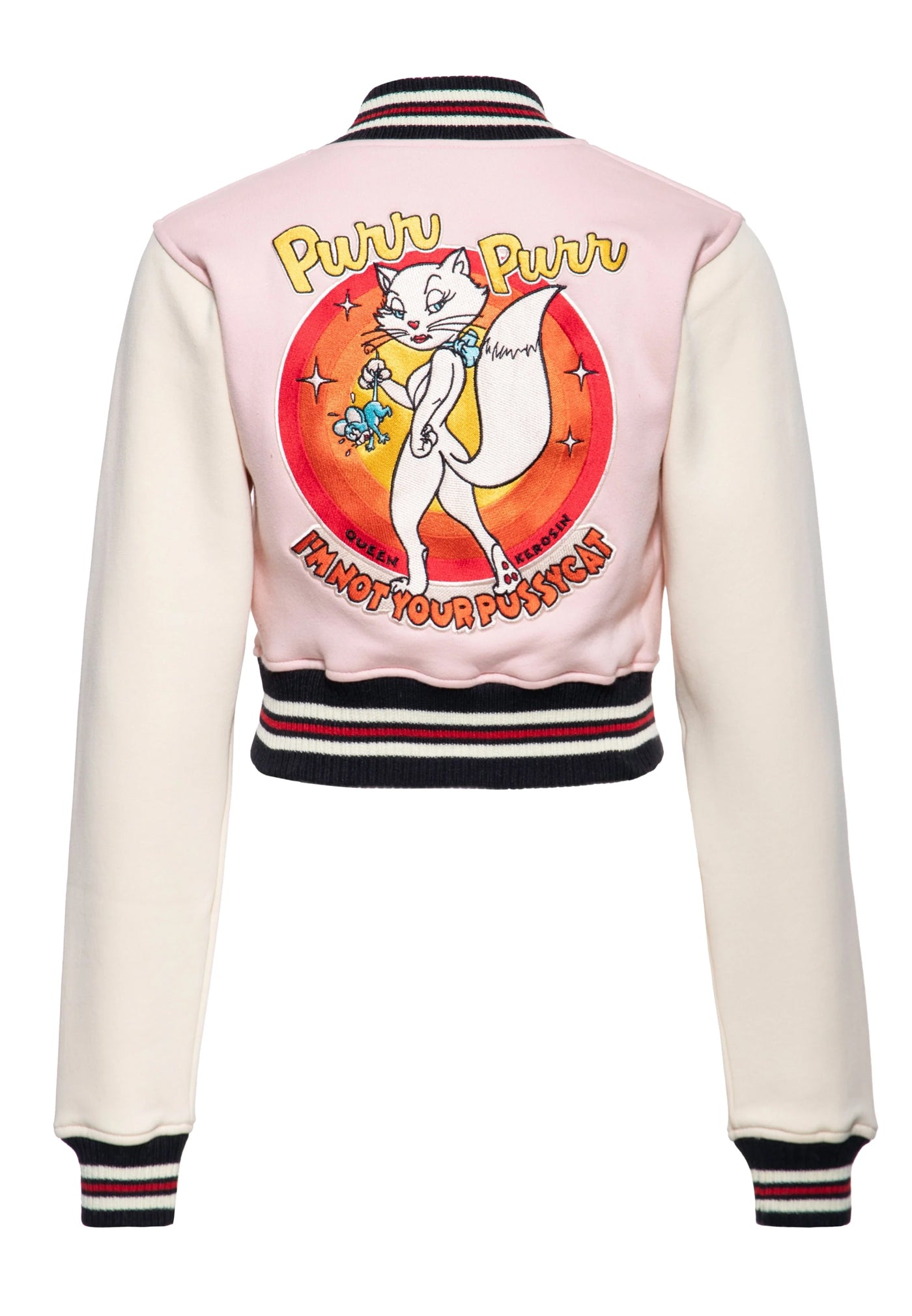 Queen_Kerosin_PURR_PURR_Rueckenmotiv_Pussycat_Retro_50s_COLLEGE_JACKE__Sweatjacke_-_Rosa-1