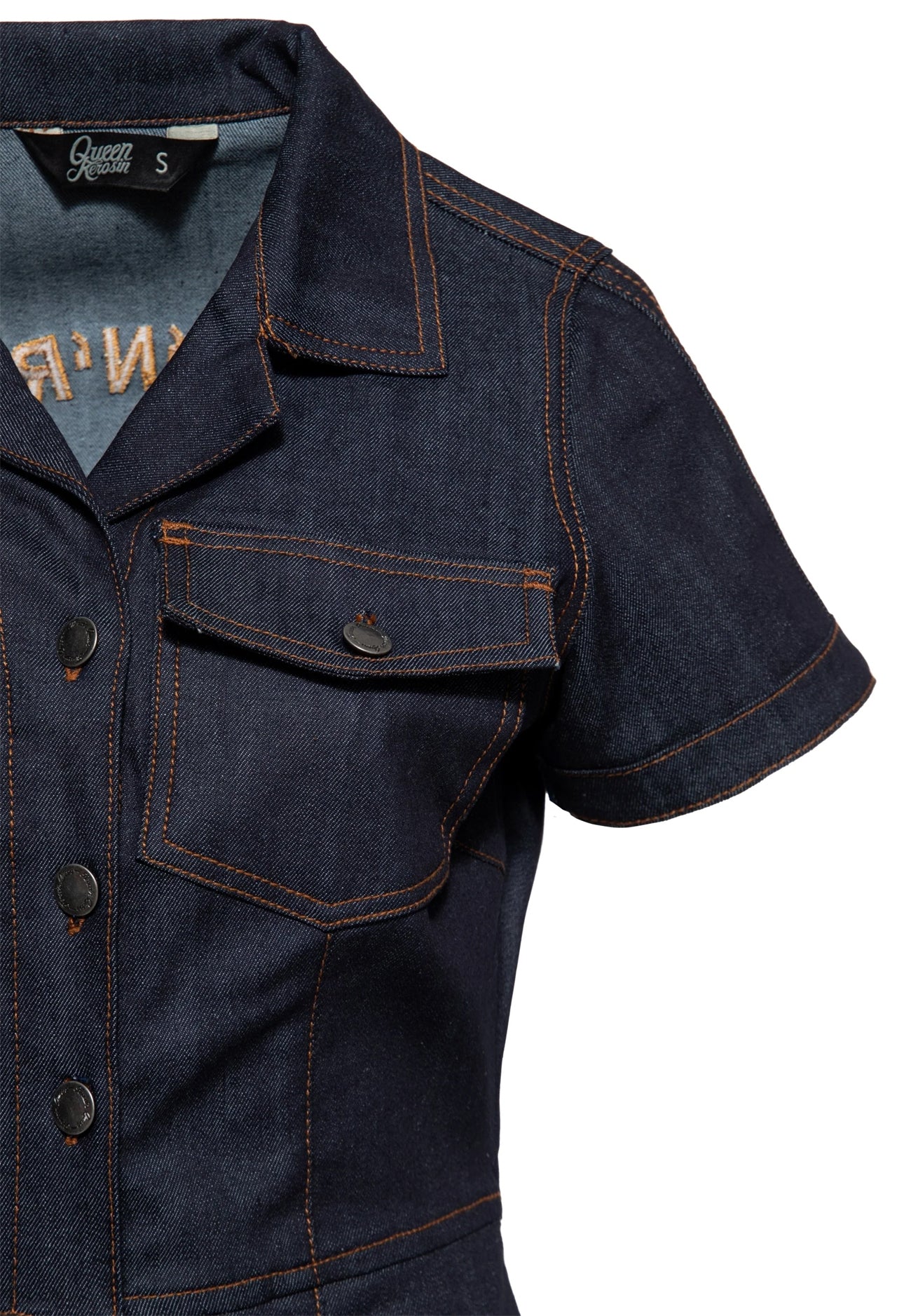 Queen_Kerosin_REBEL_QUEENS_Buttoned_Jeans_Denim_PENCIL_DRESS_Bleistiftkleid_-_Dunkelblau-3YRx8mpXTZ87lI