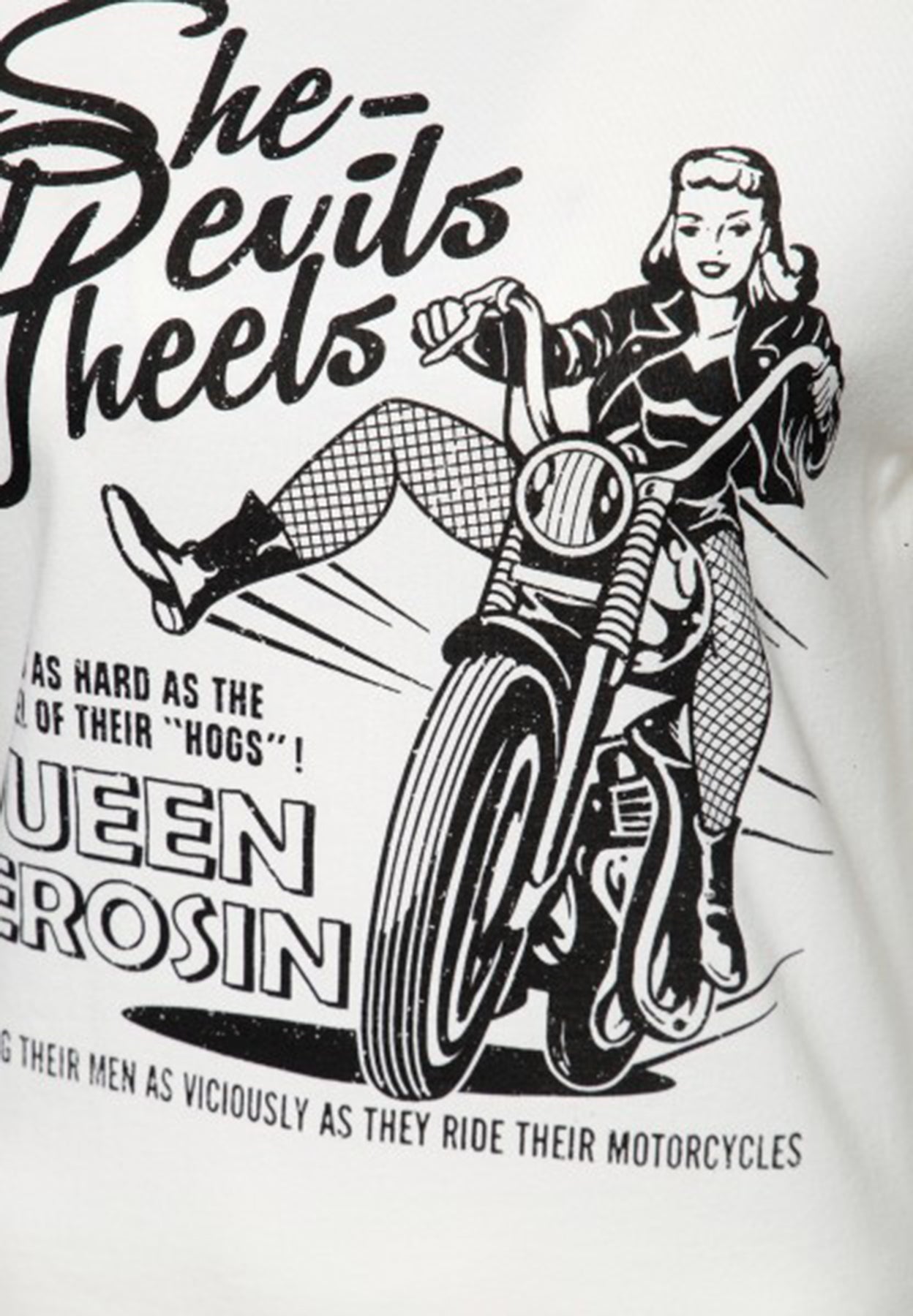 Queen_Kerosin_SHE_DEVILS_ON_WHEELS_50s_Motiv_Rundhals_Kurzarm_T-SHIRT_Oberteil_Killer_Kirsche-3