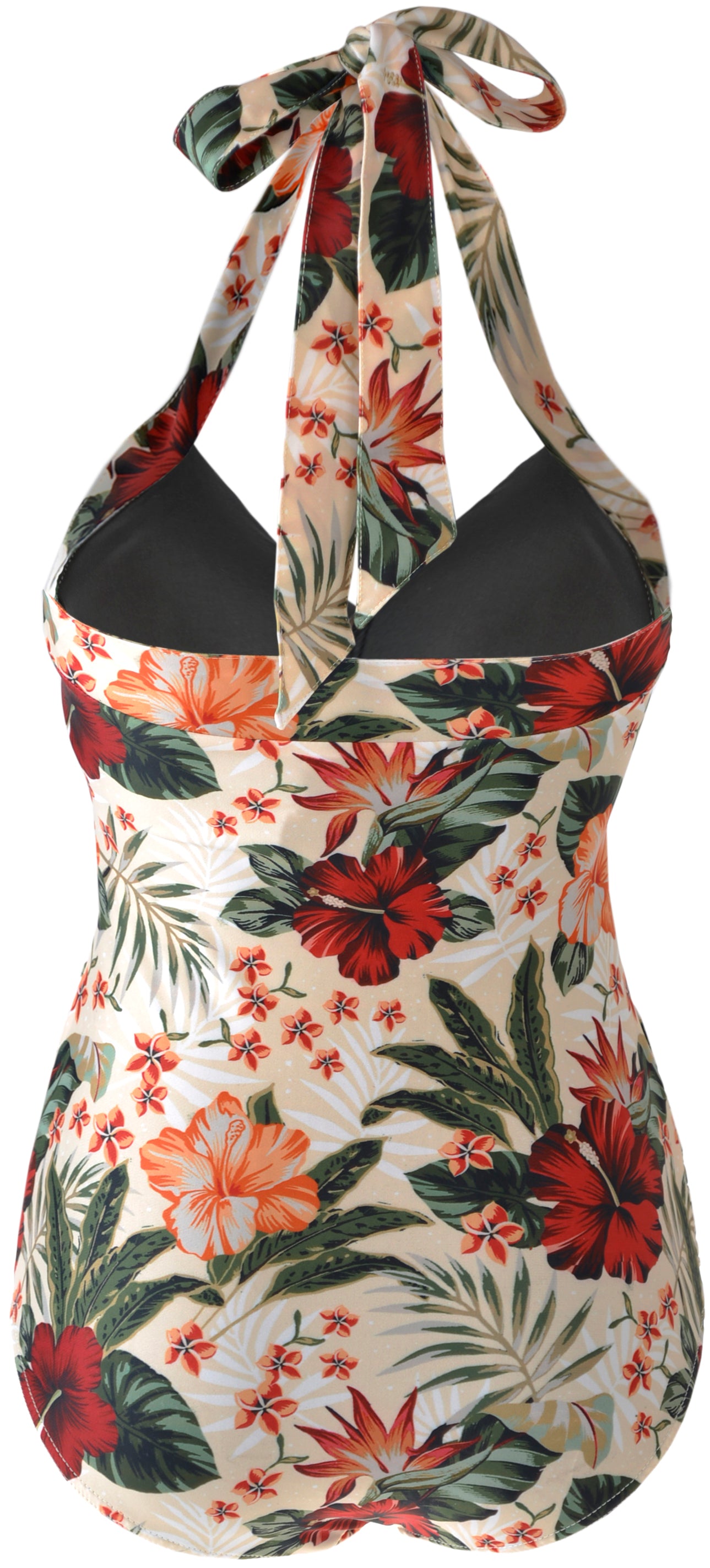 Queen_Kerosin_TROPICAL_FLOWER_50s_Hawaii_Blumen_Neckholder_BADEANZUG_Swimsuit_Killer_Kirsche-3