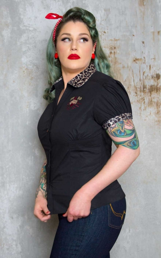 RUMBLE_59_FEMME_FATALE_Vintage_Kurzarm_LEO_Bluse_SHIRT_killer_kirsche_2