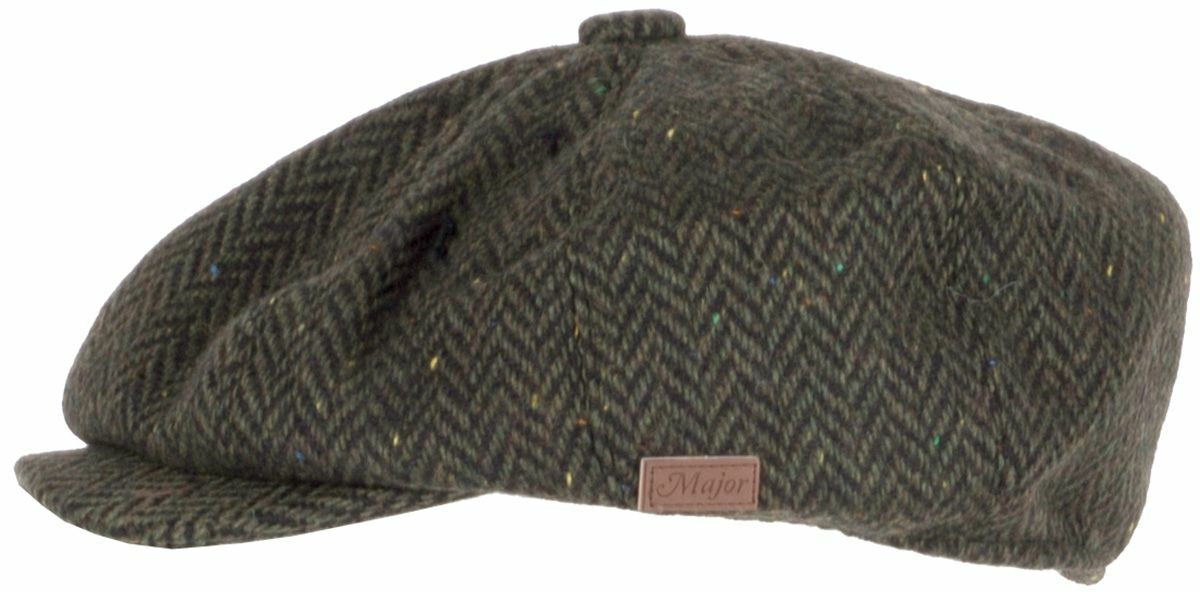 Retro_8-PANEL_HERRINGBONE_Fischgraetenmuster_BAKERBOY_HAT_Flat_Cap_Gruen_killer_kirsche_1CFIEEN40xpsM3