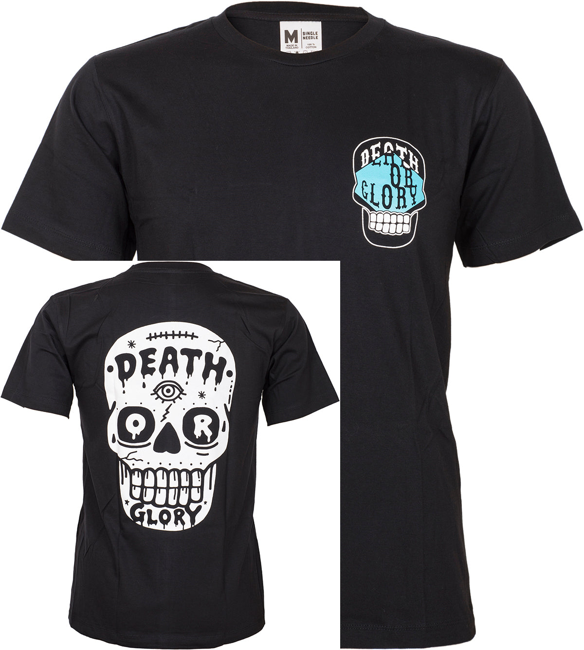 Retro_DEATH_OR_GLORY_Skull_Totenkopf_Tattoo_HERREN_Motiv_T-SHIRT_Oberteil-5TXtcIEv5iQVLJ