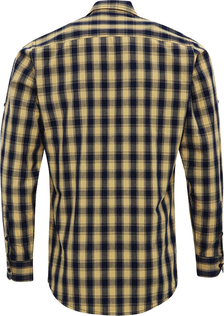 Retro_MULLIGAN_Vintage_CHECK_Oldschool_KARO_Langarm_Shirt_HEMD_Gelb-Navy-2kHRIg6Kb2m27x