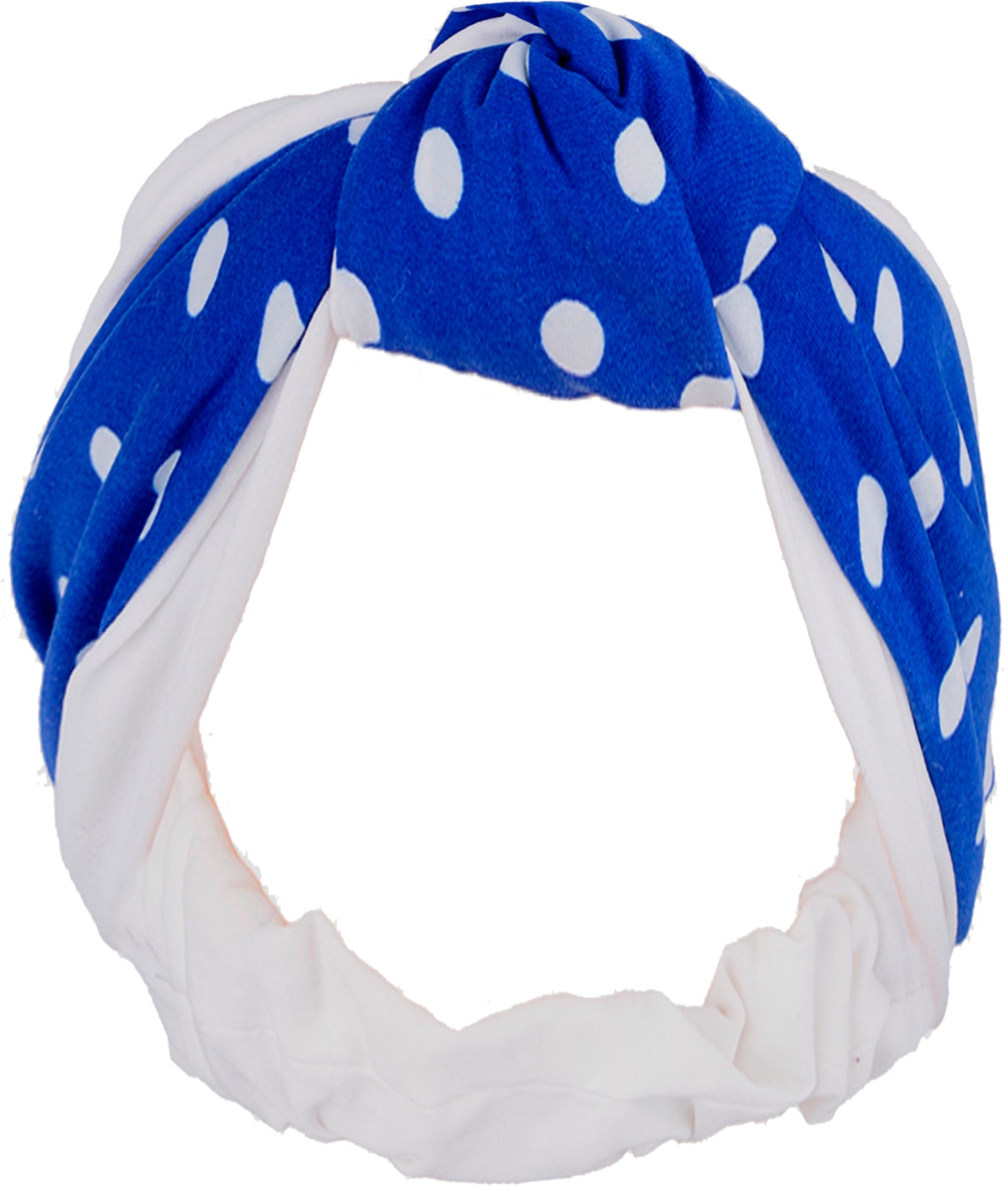 Retro_POLKA_DOTS_Punkte_Haarband_Stirnband_2-farbig_-_Balu-Weiss_killer_kirsche1