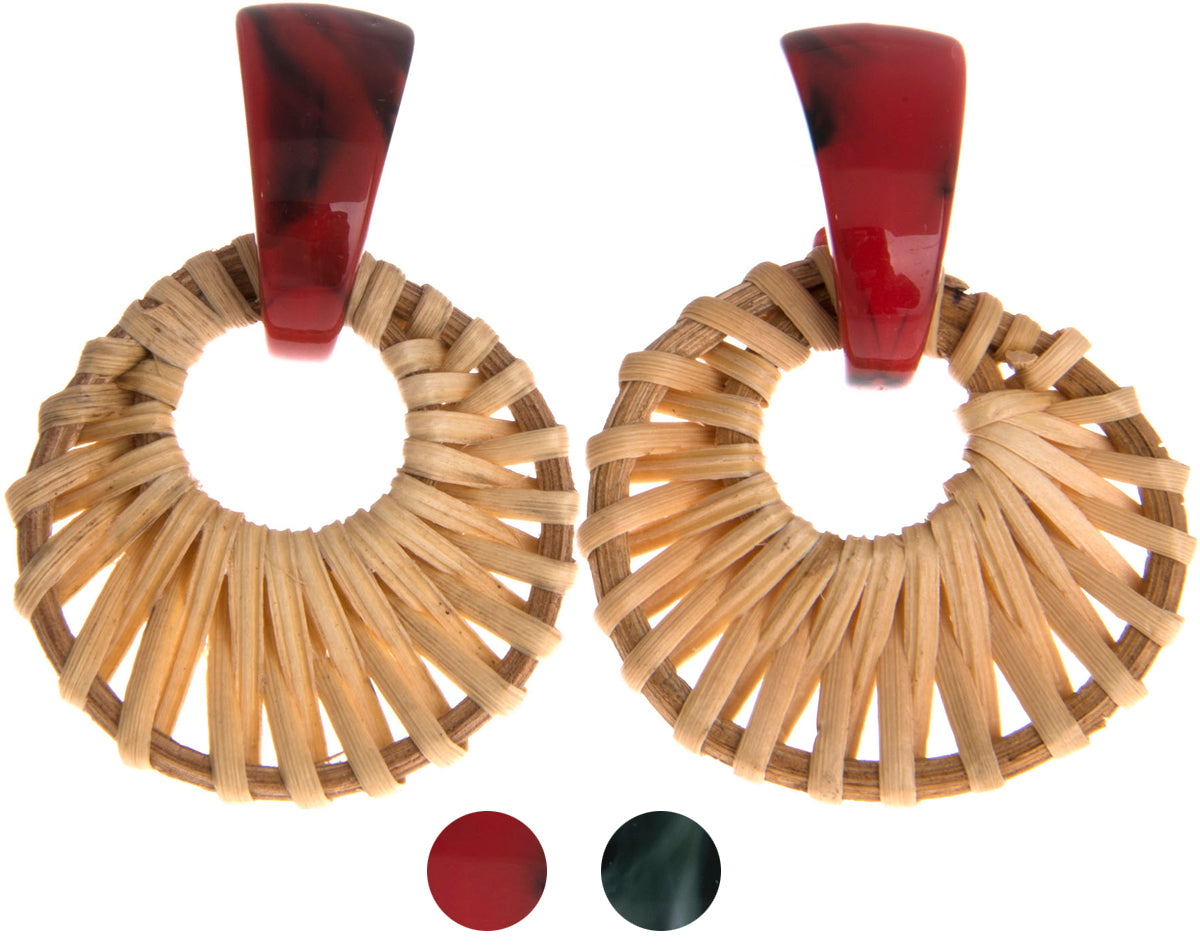 Retro_RAFFIA_Bast_Vintage_FAKELIT_Retro_OHRHaeNGER_Ohrschmuck_GaleriebildUgiLBQC1TOpH2