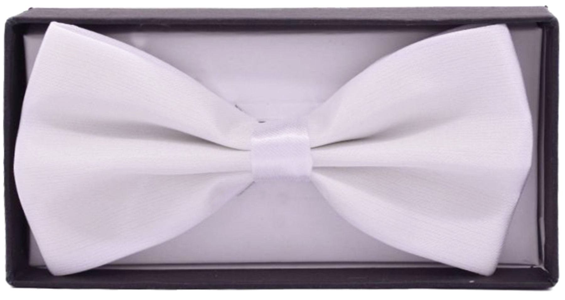 Retro_SATIN_FLIEGE_Vintage_50s_Rockabilly_Clip-On_BOW_-_Weiss_killer_kirsche