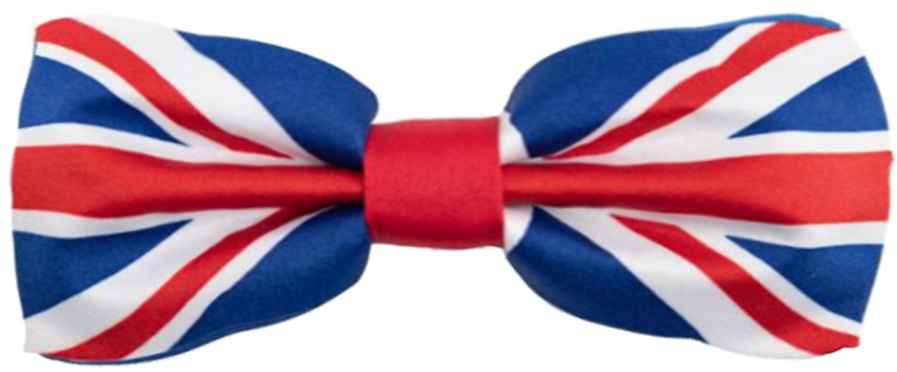 Retro_Satin_UNION_JACK_Bow_FLIEGE_Vintage_50s_Rockabilly_Clip-On