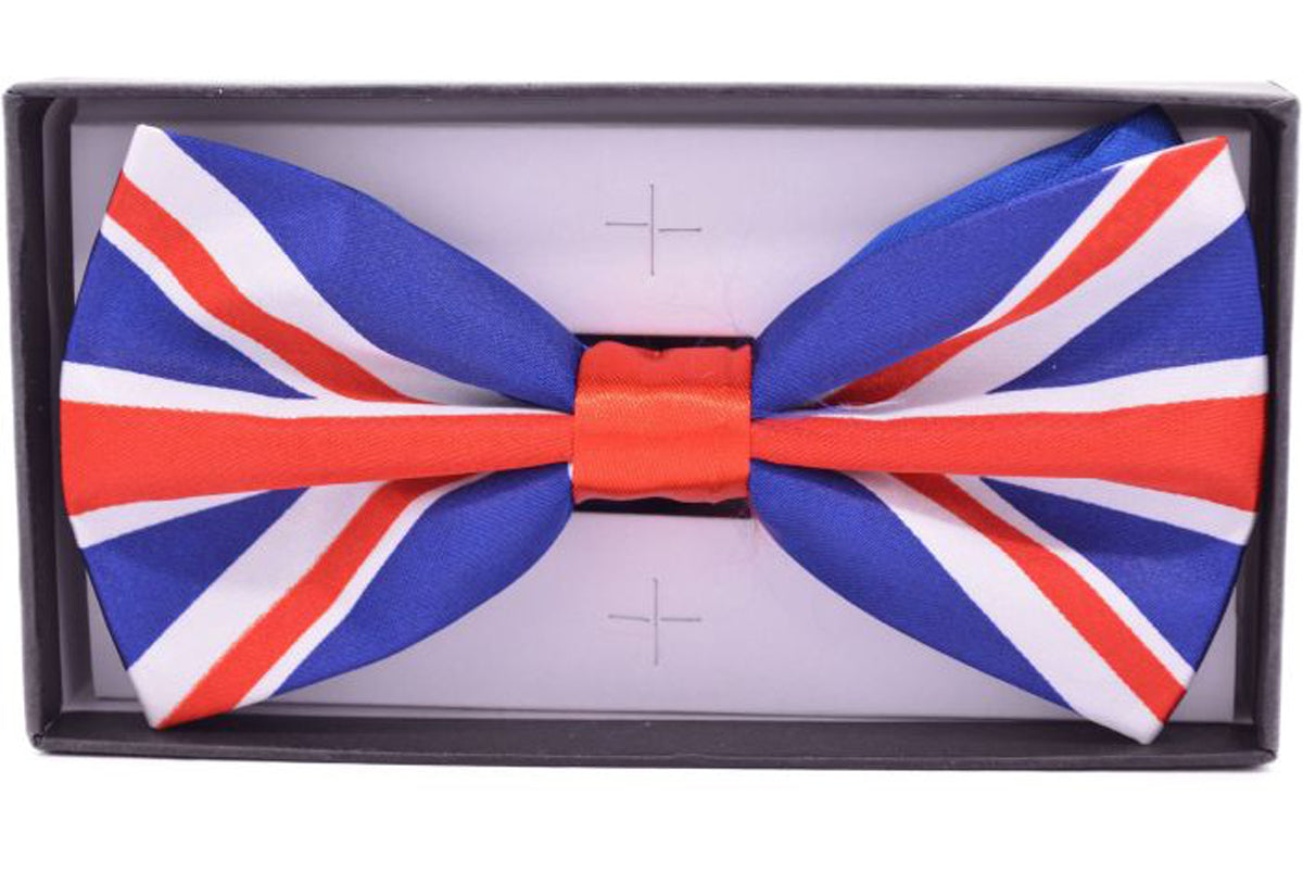 Retro_Satin_UNION_JACK_Bow_FLIEGE_Vintage_50s_Rockabilly_ClipOn