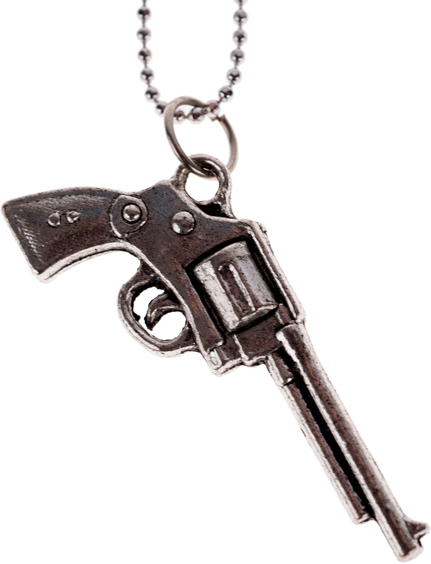 Revolver_Gun_PISTOL_Oldschool_Necklace_Retro_HALSKETTE_killer_kirsche