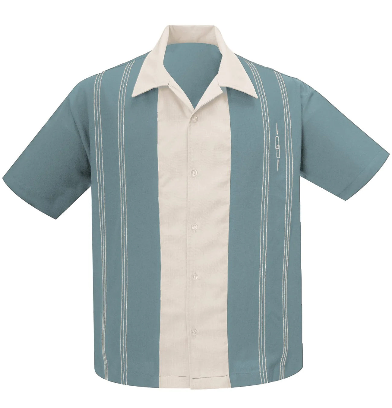 Rock_Steady_THE_Harper_Vintage_Smock_Stitching_Double_Panel_BOWLINGHEMD__Shirt_-1