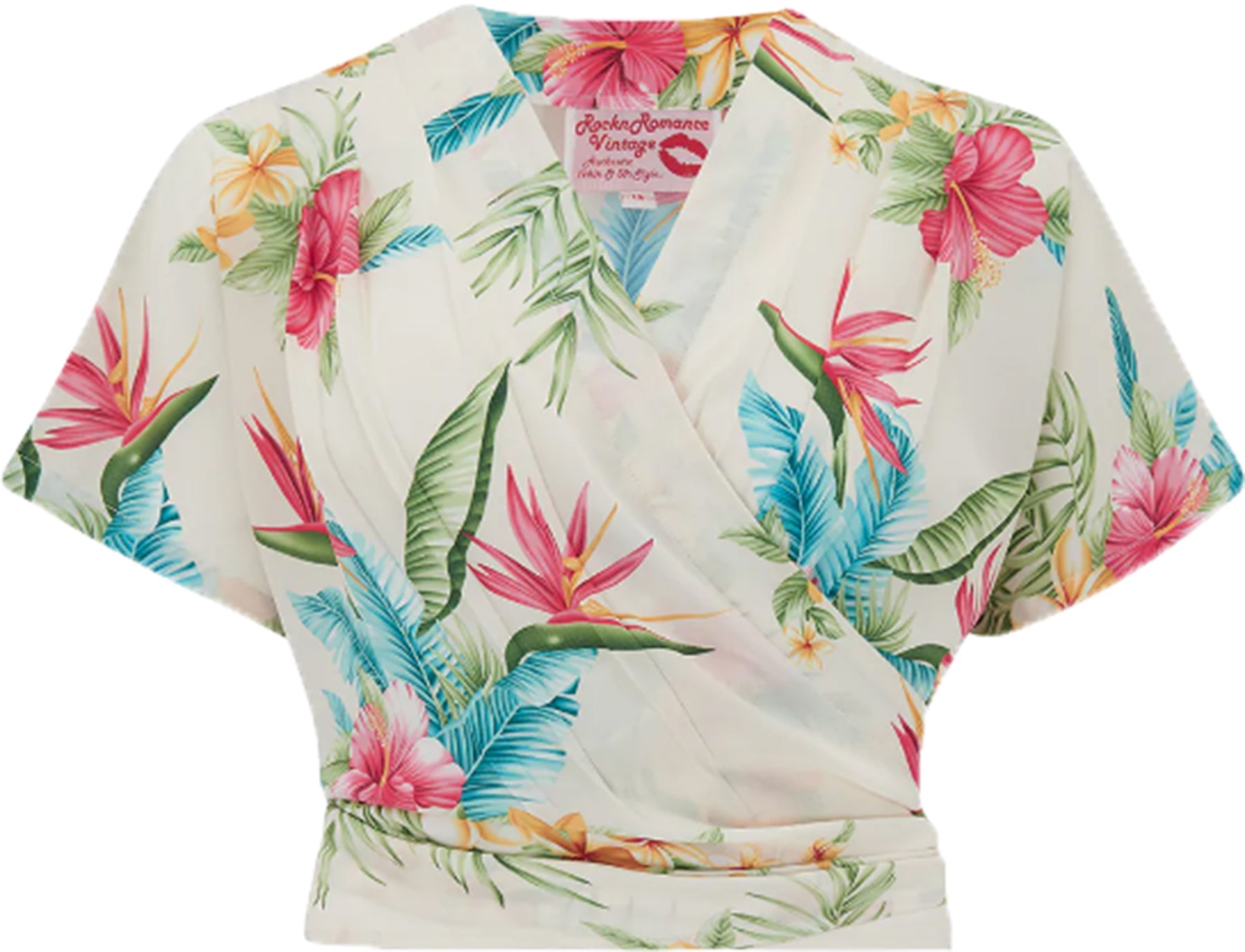 RocknRomance_DARLA_50s_HONOLULU_Kurzarm_V-Neck_WRAP_BLUSE_Oberteil_Cremeweiss_Killer_Kirsche-1kBNH3iE1zSZrz