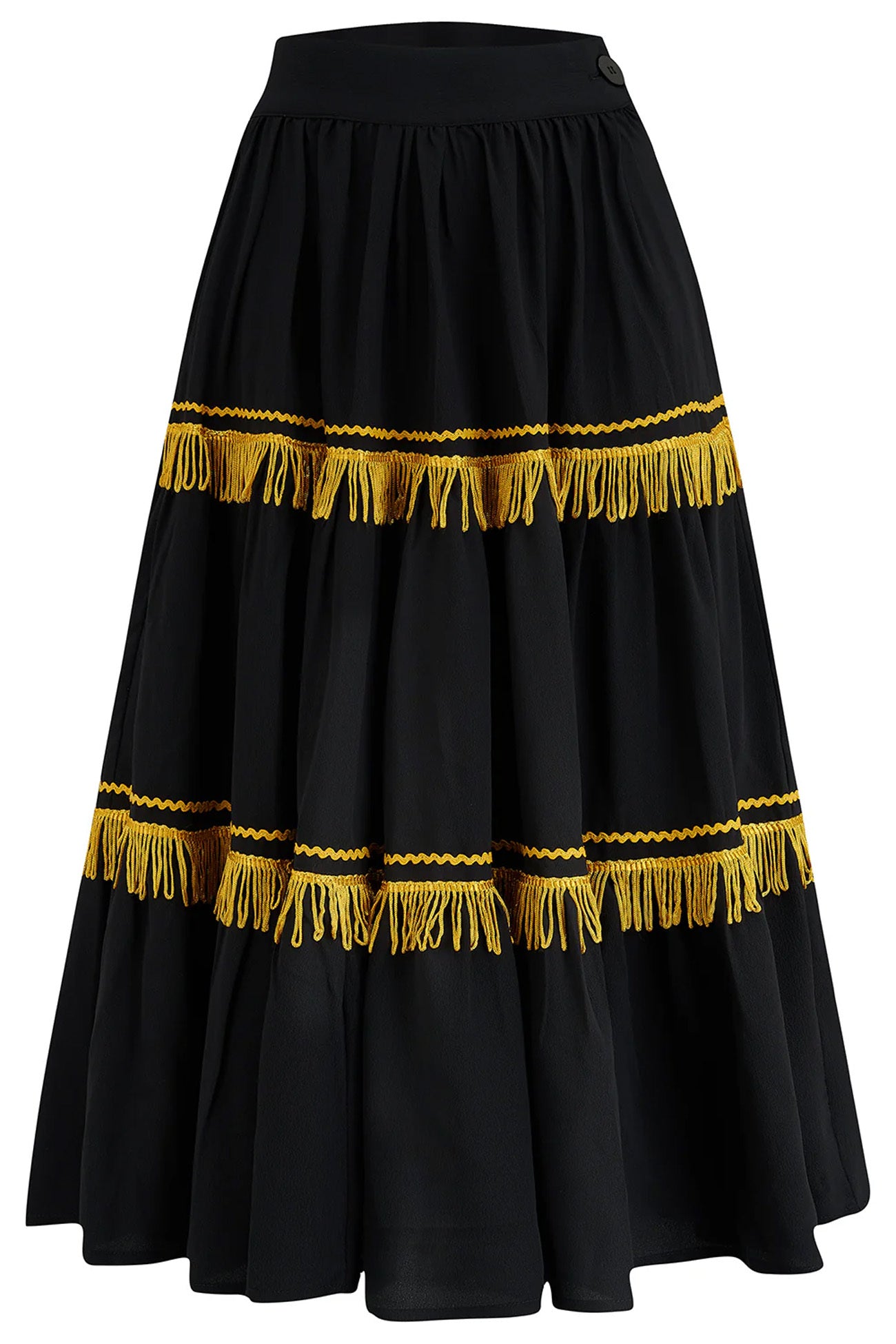 RocknRomance_NEVADA_PATIO_Vintage_Red_Tassels_RicRac_Western_SWING_SKIRT_Rock_-_blk-1