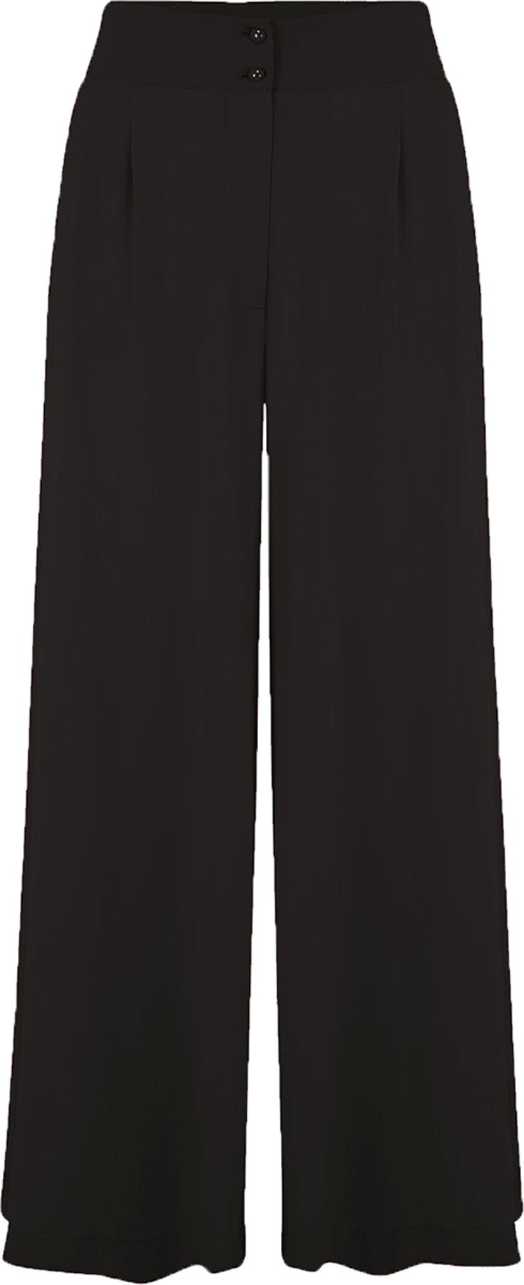 RocknRomance_SOPHIA_50s_MARLENE_Wide_Leg_HIGH_WAIST_Hose_TROUSERS_Schwarz_killer_kirscheC8LsiWKCMQOEp