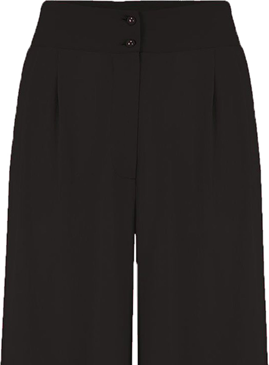 RocknRomance_SOPHIA_50s_MARLENE_Wide_Leg_HIGH_WAIST_Hose_TROUSERS_Schwarz_killer_kirscheV3fmpjH4owUo6