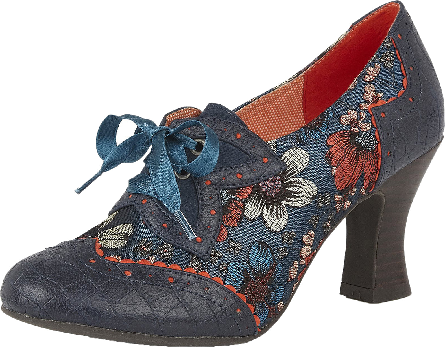 Ruby_Shoo_DAISY_CYAN_Vintage_Metallic_FLORAL_Jacquard_6-Eye_PUMPS-1