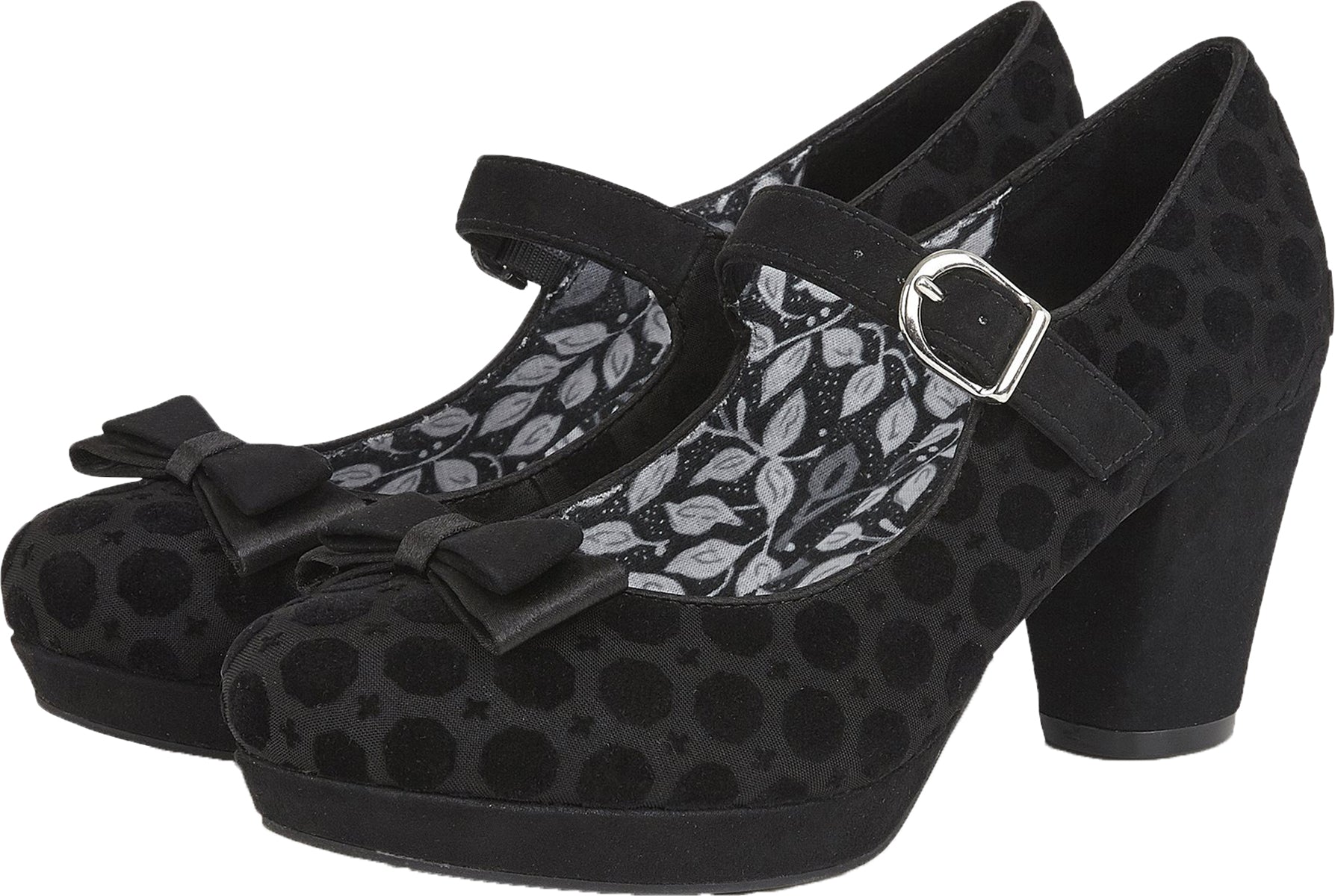 Ruby_Shoo_FRANKIE_Vintage_VELVET_Polka_Dot_BOW_RIEMCHEN_Heels_PUMPS-2eeDG2VIsrLNOL