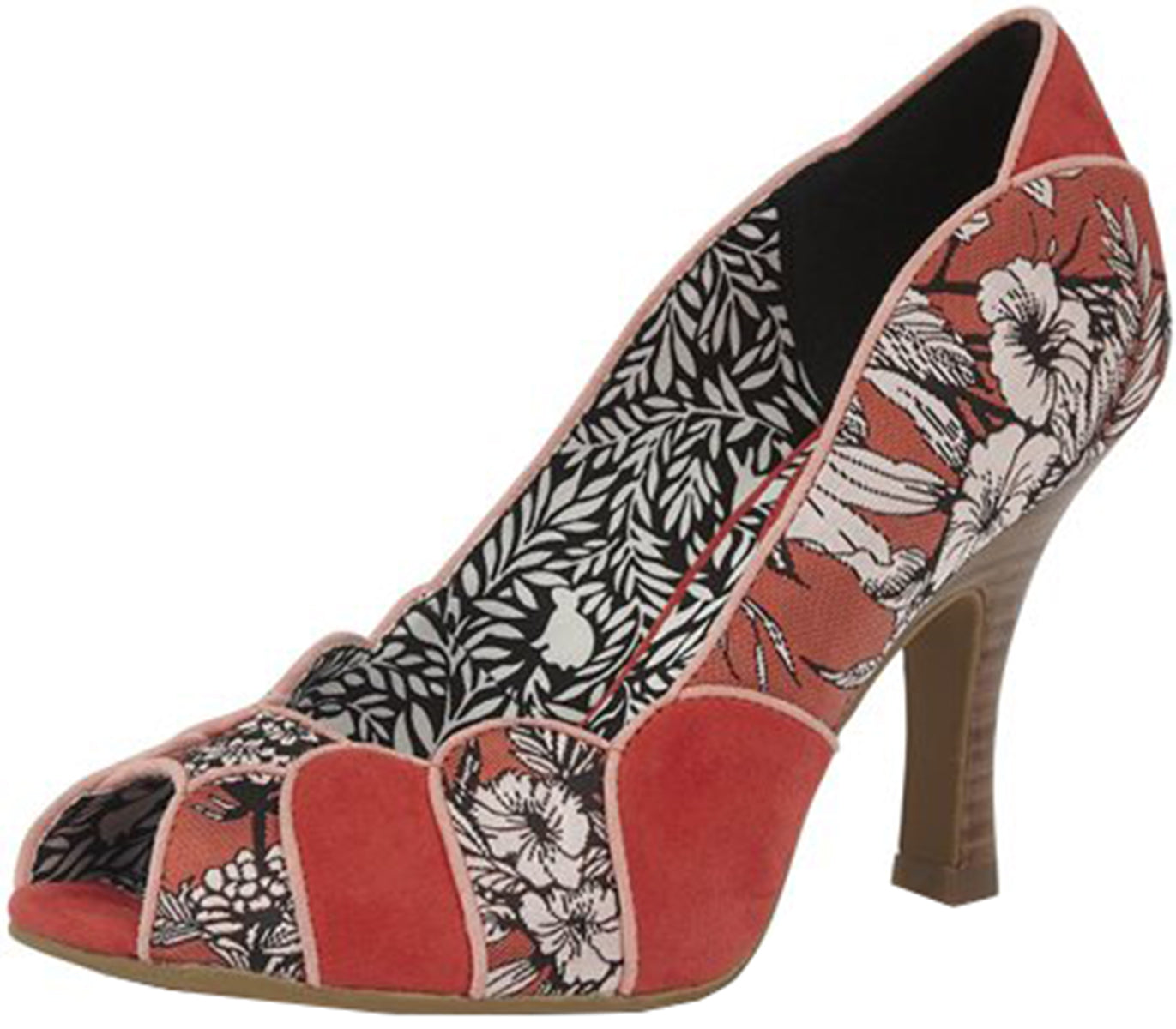 Ruby_Shoo_MATILDA_Vintage_FLORAL_Jacquard_PEEPTOE_Scallop_Pumps-1