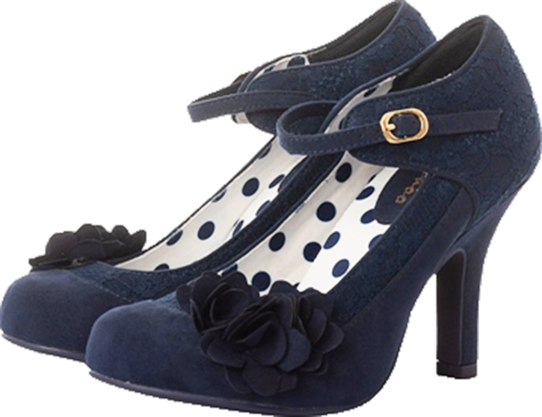 Ruby_Shoo_MELINDA_Spitze_FLORAL_LACE_Blumen_Riemchen_PUMPS_High_Heels_Blau_Killer_Kirsche-3