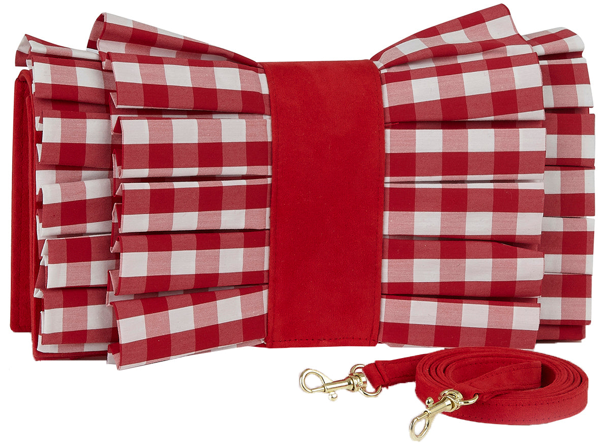 Ruby_Shoo_NASSAU_Vintage_CHECK_Pepita_BIG_BOW_Retro_CLUTCH_Tasche-16P2bHup5K2GN0