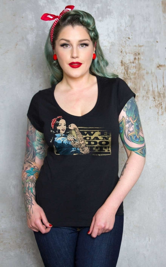 Rumble_59_WE_CAN_DO_IT_Maedels_T-Shirt_V-Neck_killer_kirsche_1_-1