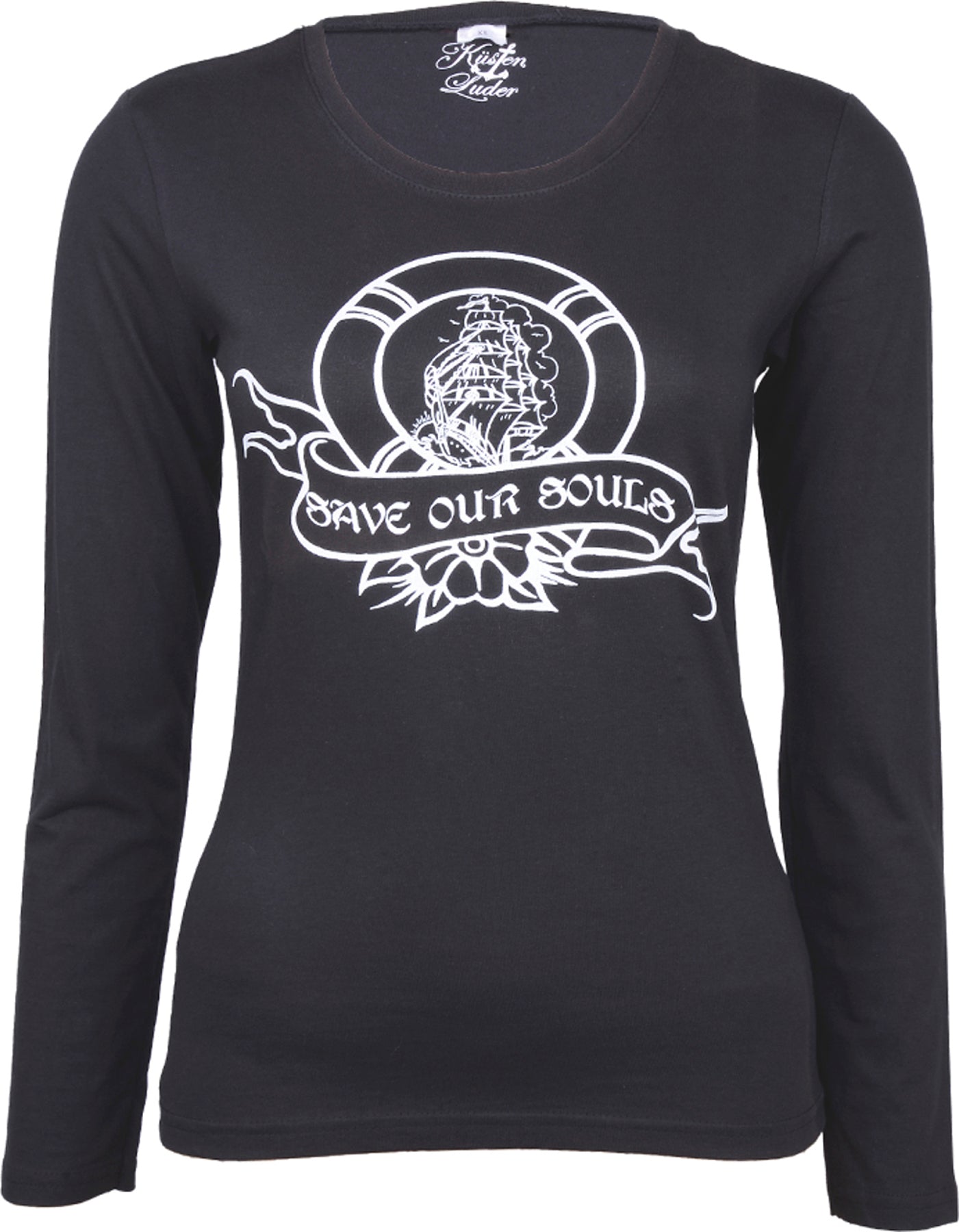 SAVE_our_SOULS_Kuestenluder_LONGSLEEVE_-_Schwarz_killer_kirsche