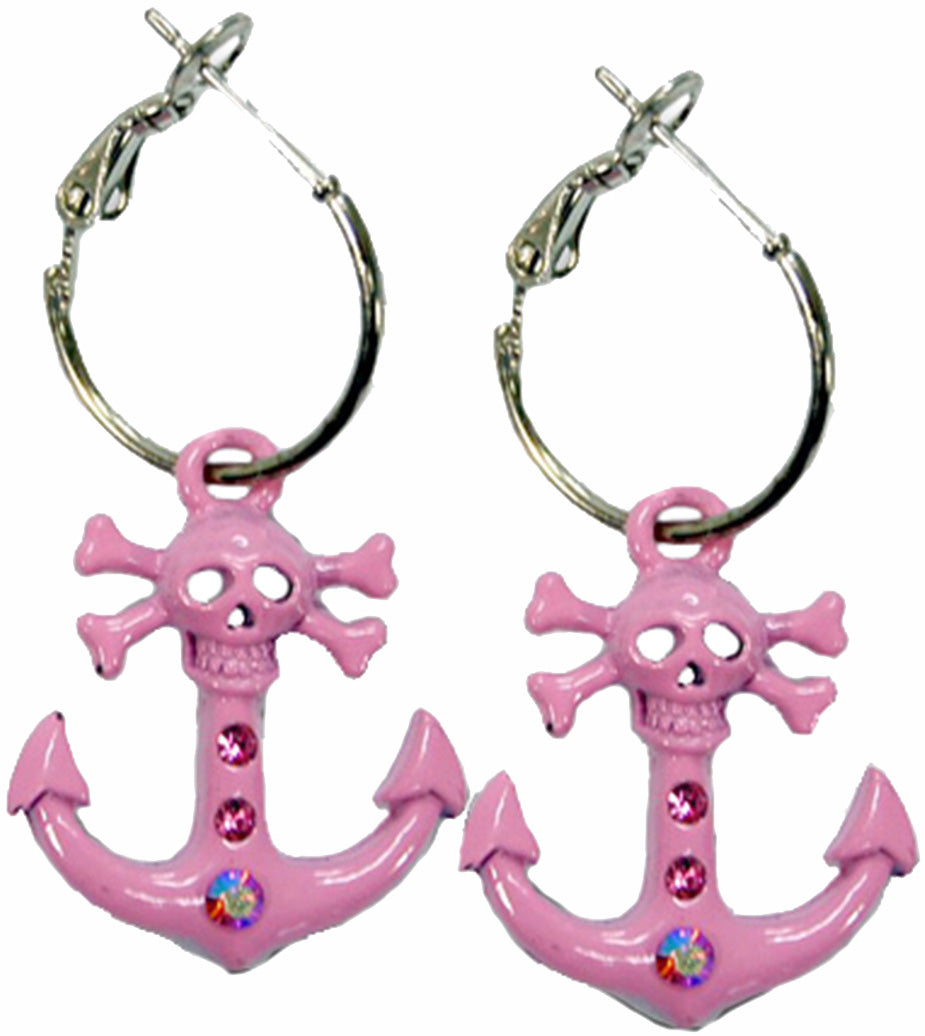 SKULL_Totenkopf_Strass_ANCHOR_Anker_Creolen_Ohrringek00H9QG6A383c