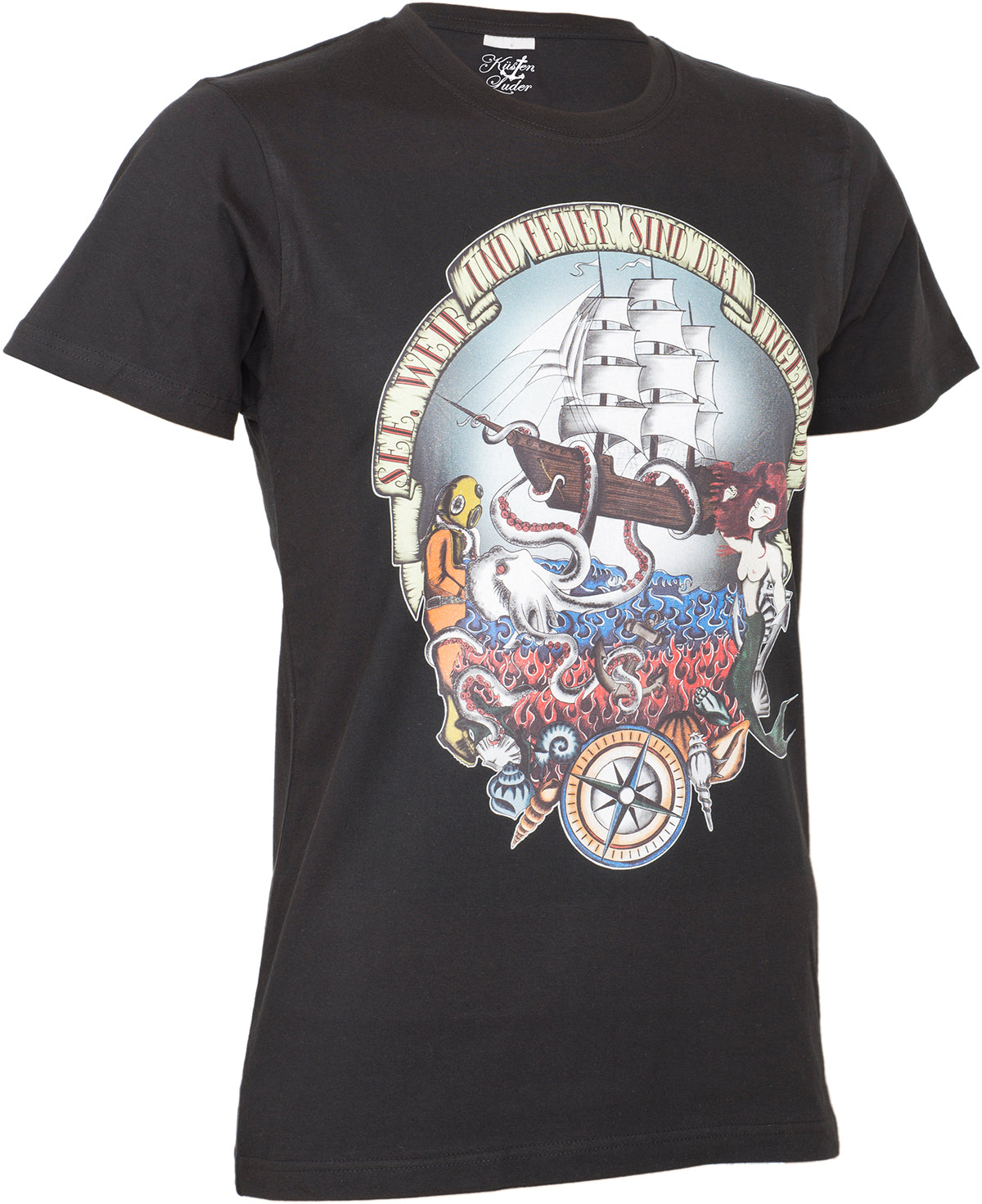 SailorSEE_WEIB_UND_FEUER_Sailor_Ship_Octopus_Mermaid_Nautical_MAN_T-SHIRT-2