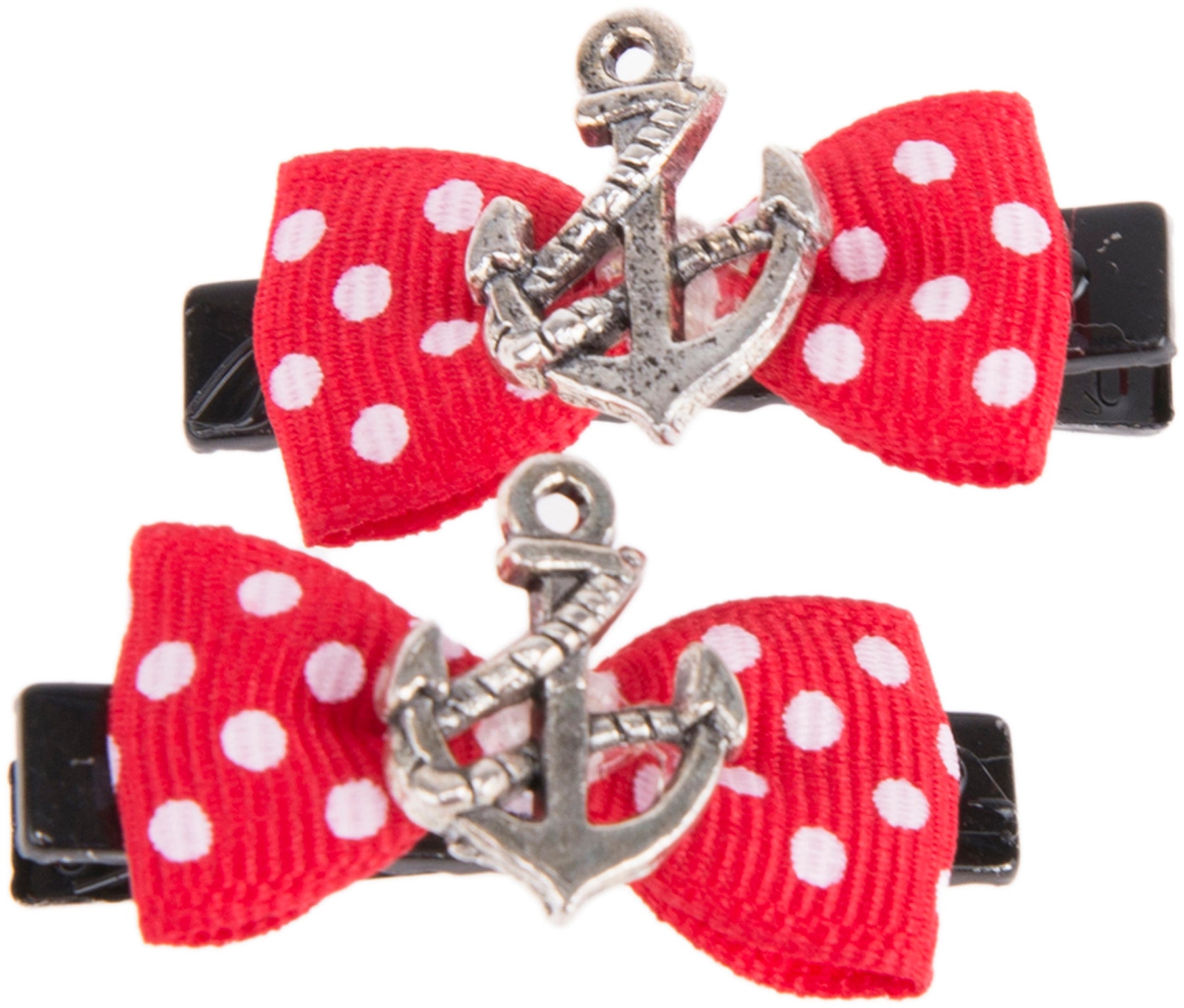 Sailor_ANCHOR_Anker_Polka_DOTS_Punkte_BOW_Haarspange_-_1_Paar_killer_kirscheymw1yDdUZZOIg