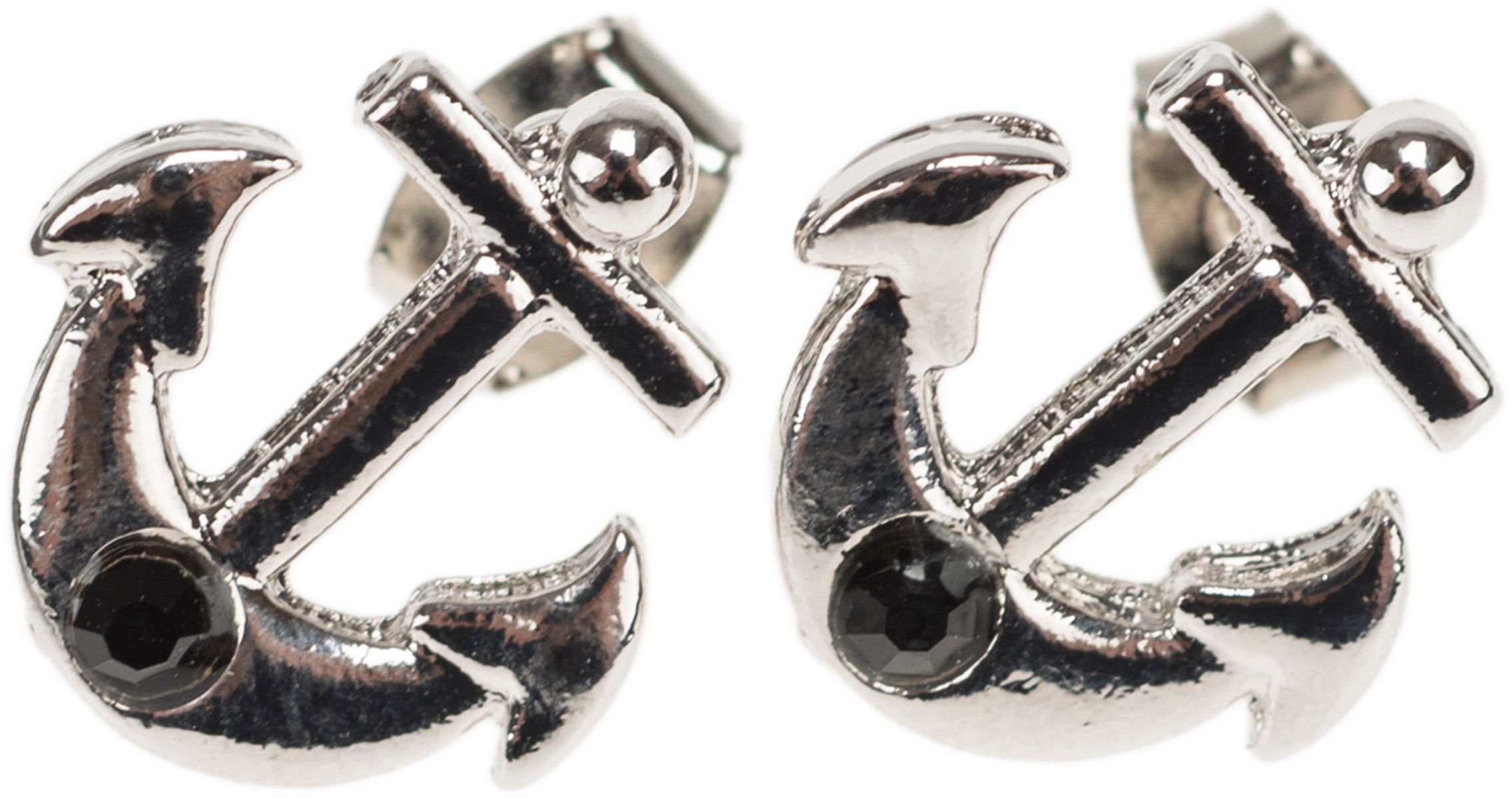 Sailor_ANCHOR_Anker_STRASS_Ohrstecker_schwarz_-2