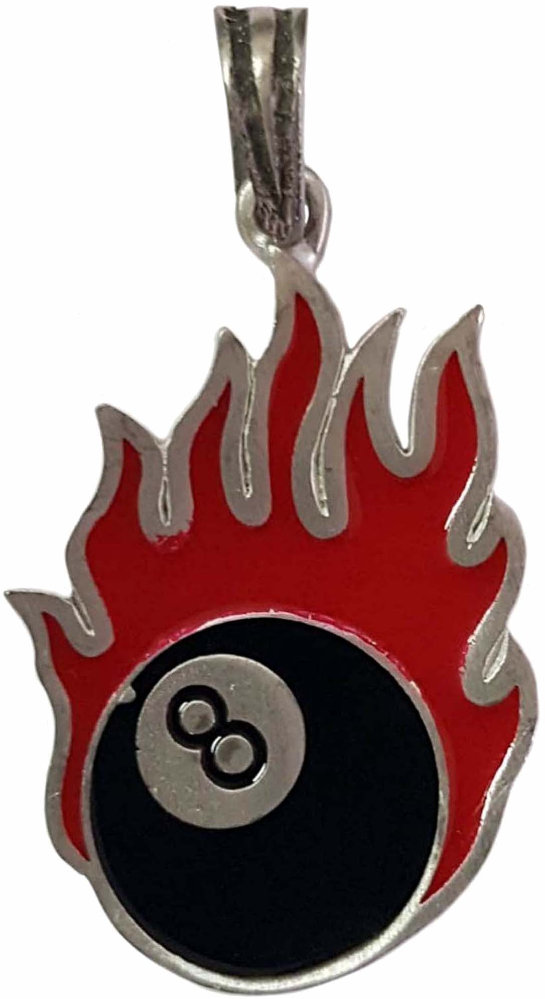 Schwerer_FLAMING_8Ball_Eightball_Flames_Oldschool_Anhaenger_PendanthChutUC1F7XEX