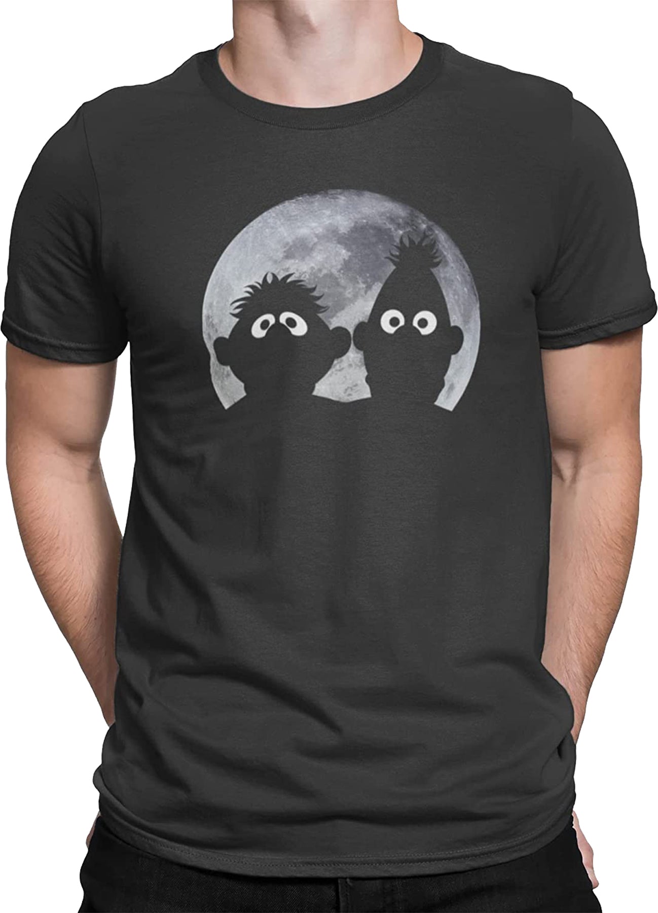 Sesamstrasse_Ernie_and_Bert_Motiv_RUNDHALS_Kurzarm_Herren_T-SHIRT_killer_kirsche_2