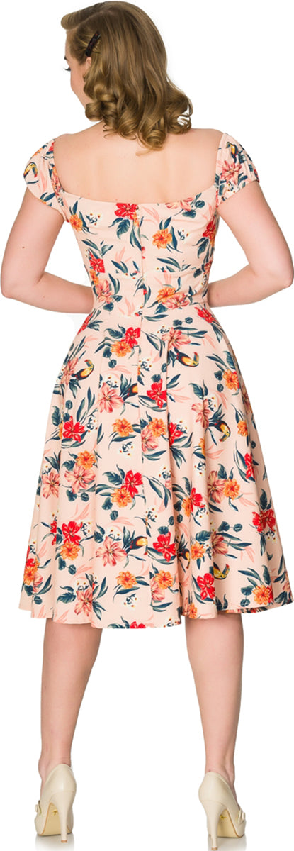 Sheen_CLARA_Vintage_TROPICAL_Hibiskus_Tukan_Gypsy_SWING_Dress_Kleid-3GctFSalTfiRpS