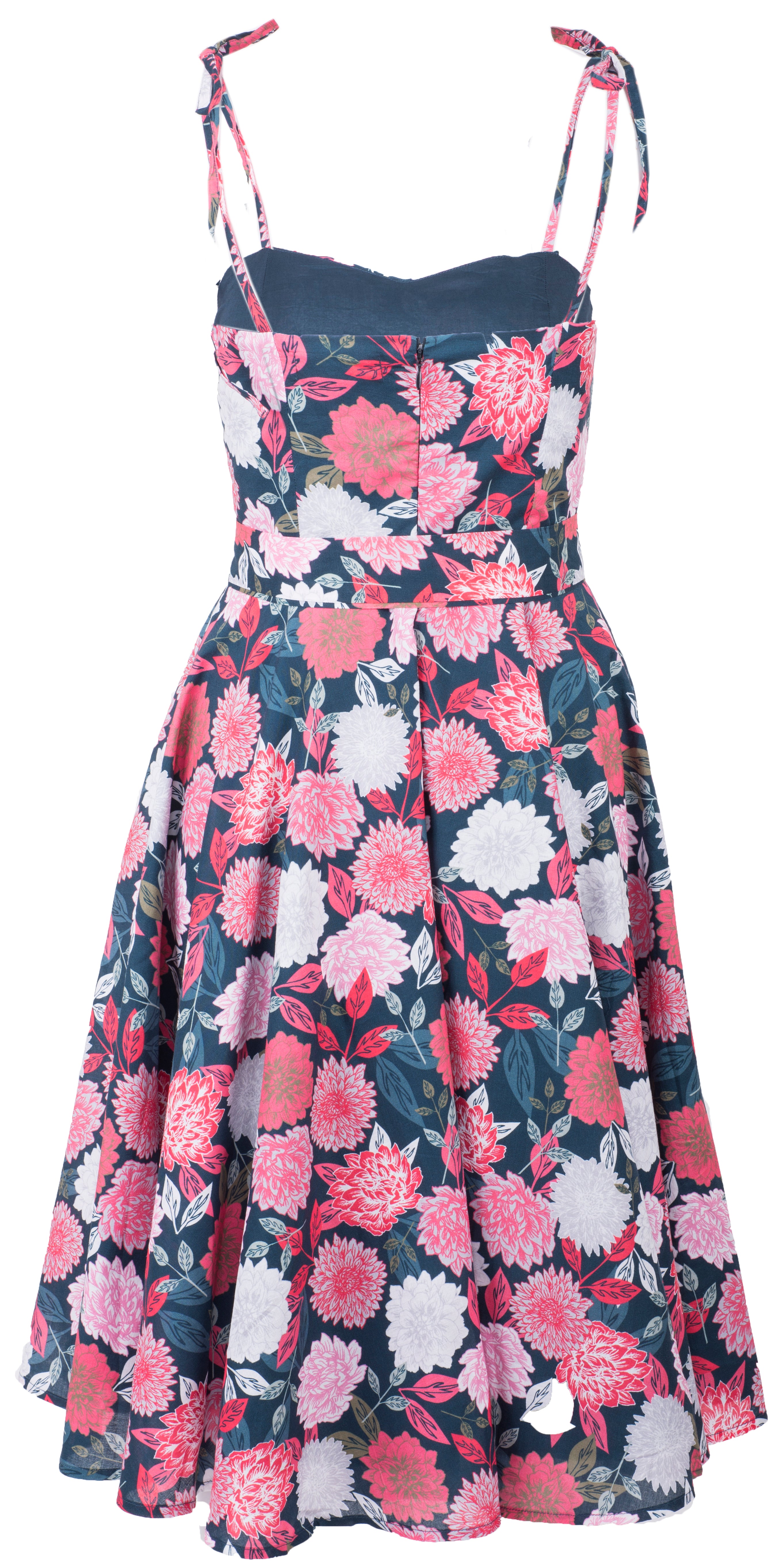Sheen_DENA_Vintage_BLUMEN_Floral_Spaghettitraeger_SWING_Dress_Kleid-3