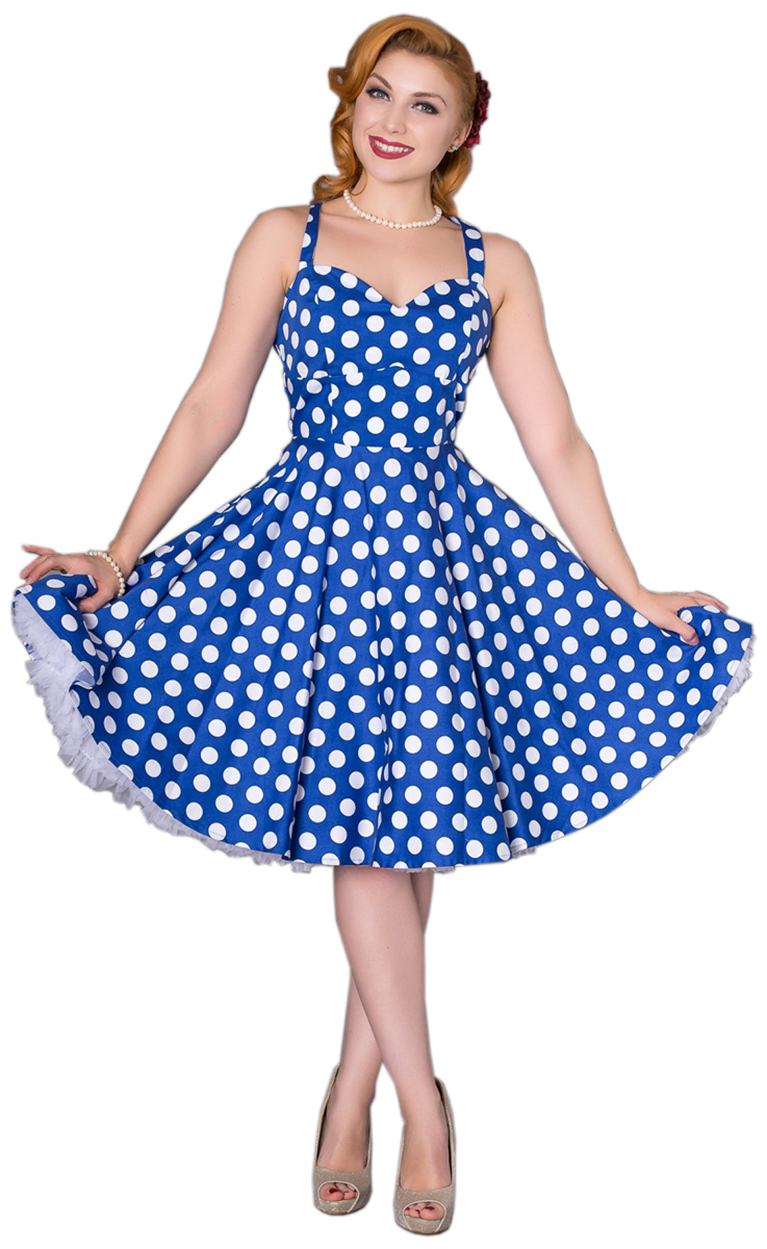 Sheen_ELIOSE_Vintage_POLKA_DOT_Punkte_Traeger_SWING_Dress_Kleid_killer_kirsche