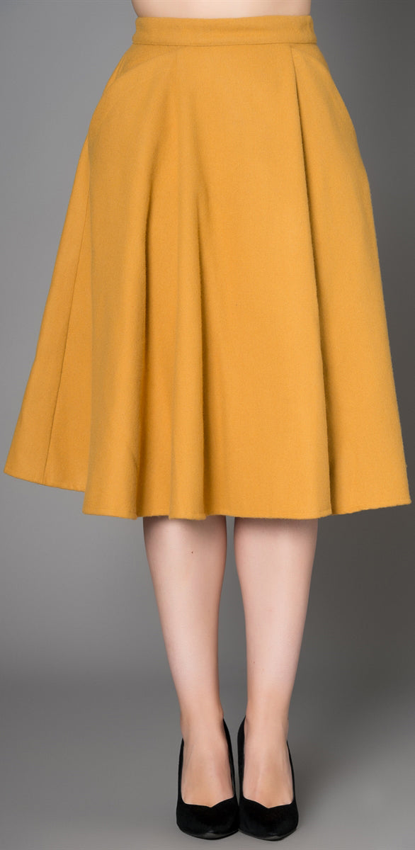 Sheen_ODETTE_Vintage_50s_SWING_SKIRT_Retro_TELLERROCK_Senfgelb-2