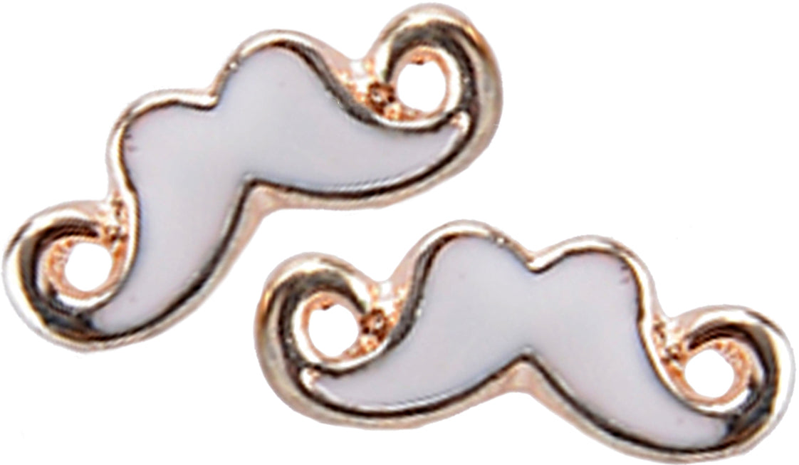 Suesse_Retro_MUSTACHE_50s_Bart_Ohrstecker_weissGNbNi2JRzj8W7