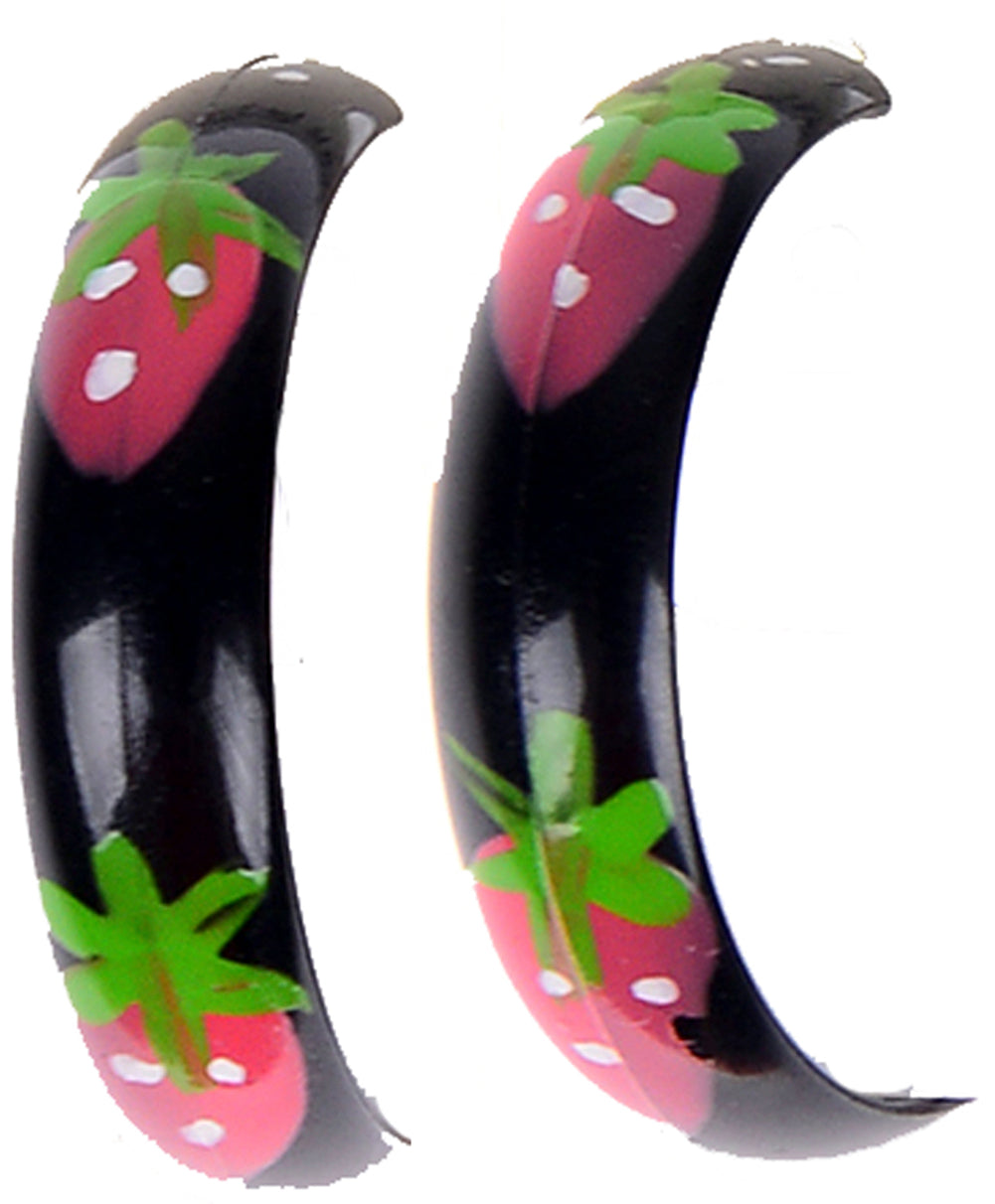Suesse_STRAWBERRY_Erdbeeren_Ohrringe_schwarzlqGGfzpVn0KgX